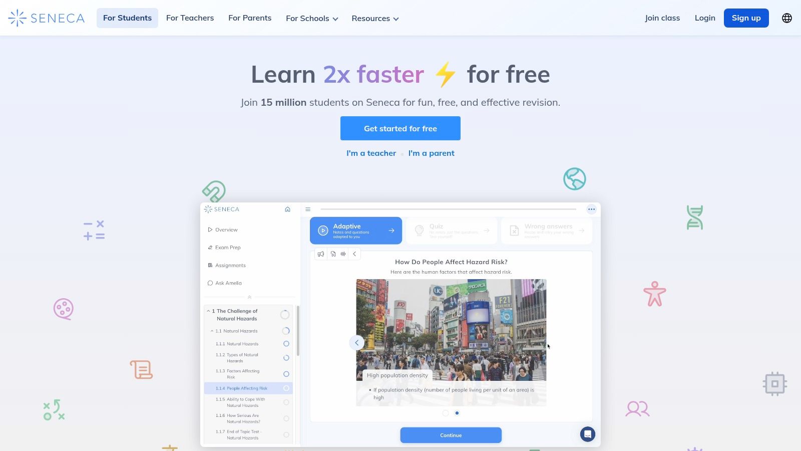 Seneca Learning Premium Quiz Mode