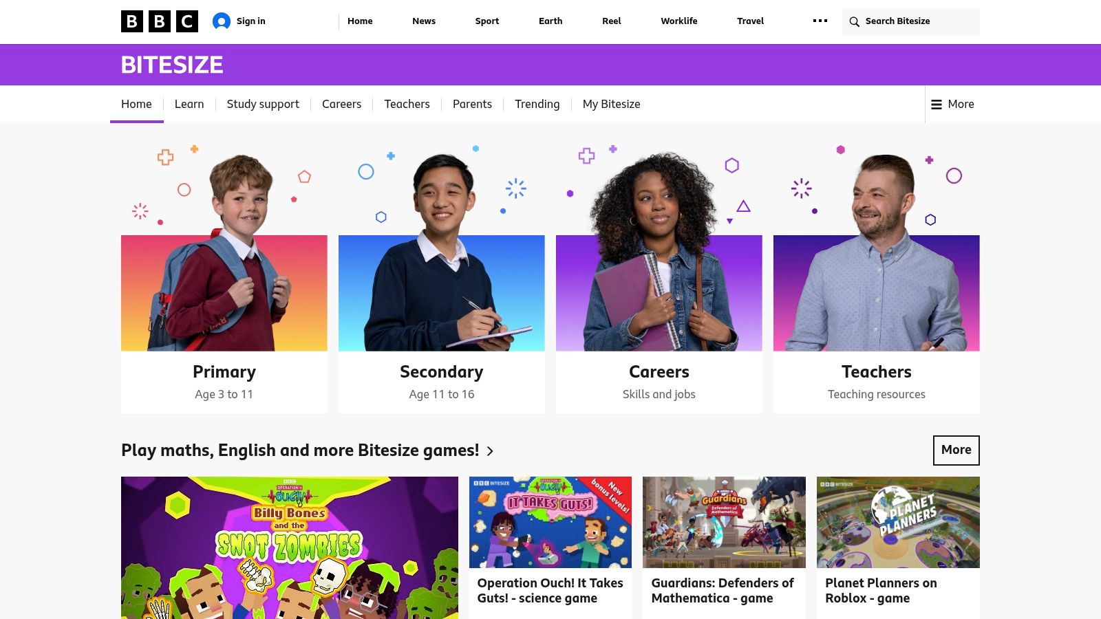 BBC Bitesize (A‑Level)