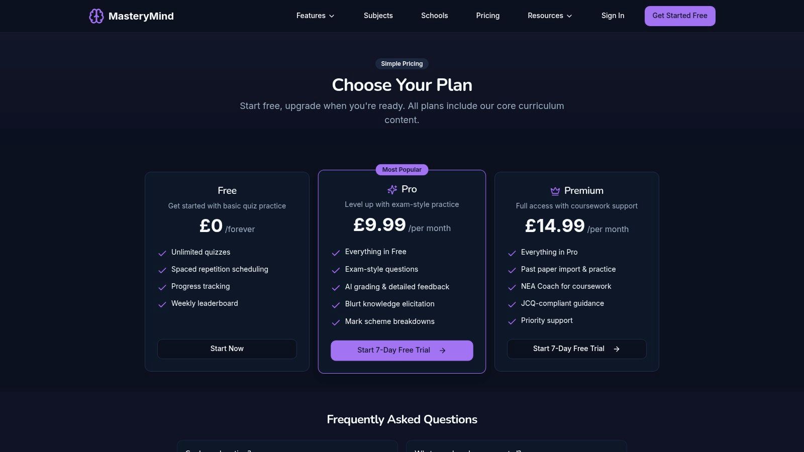 MasteryMind: AI-Powered Adaptive Practice