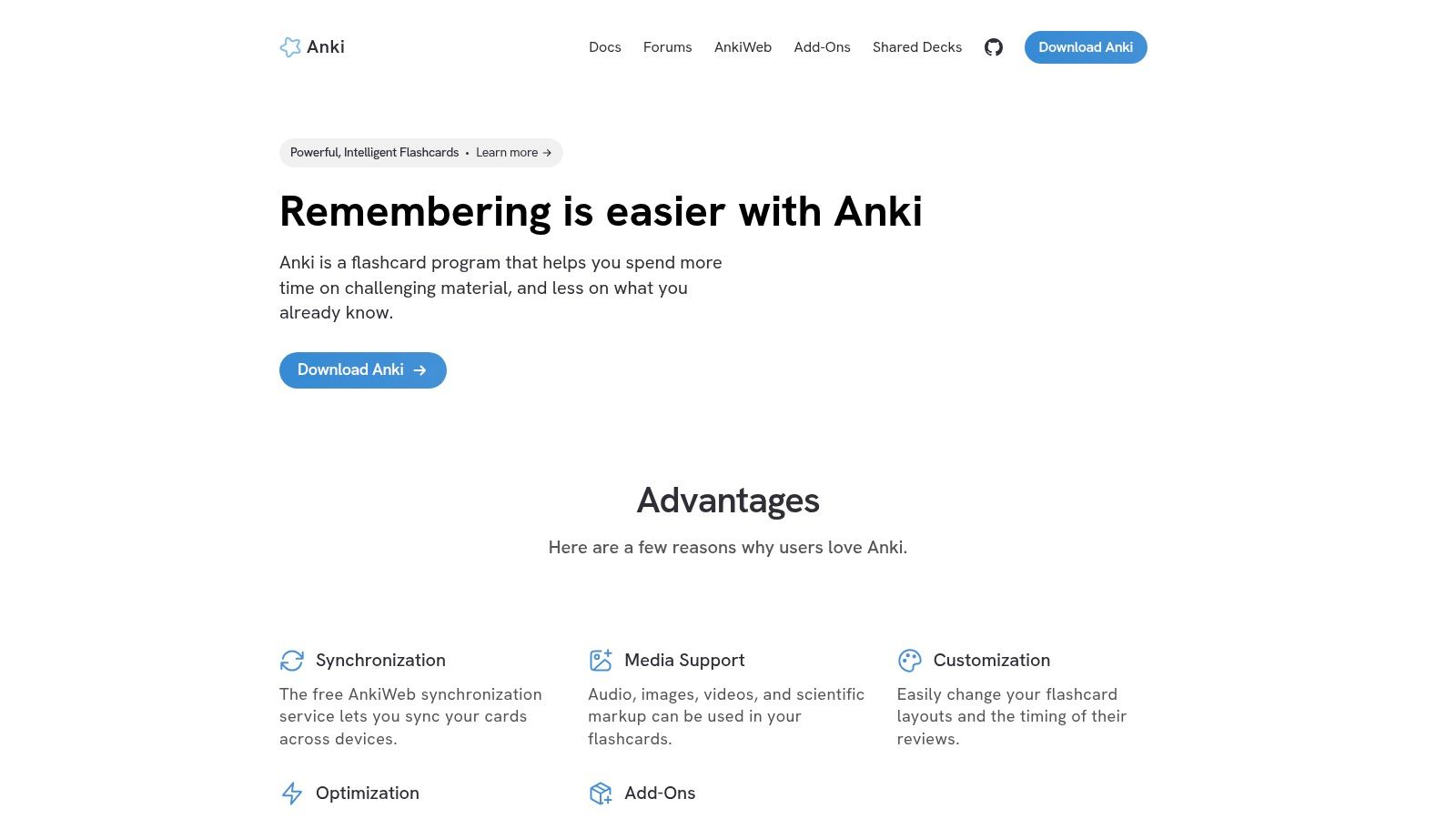 Anki's interface showing a flashcard with a chemistry question.
