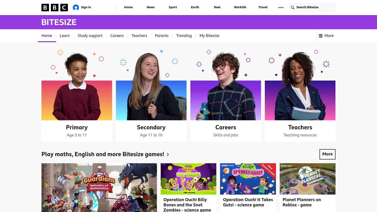 BBC Bitesize – GCSE Biology