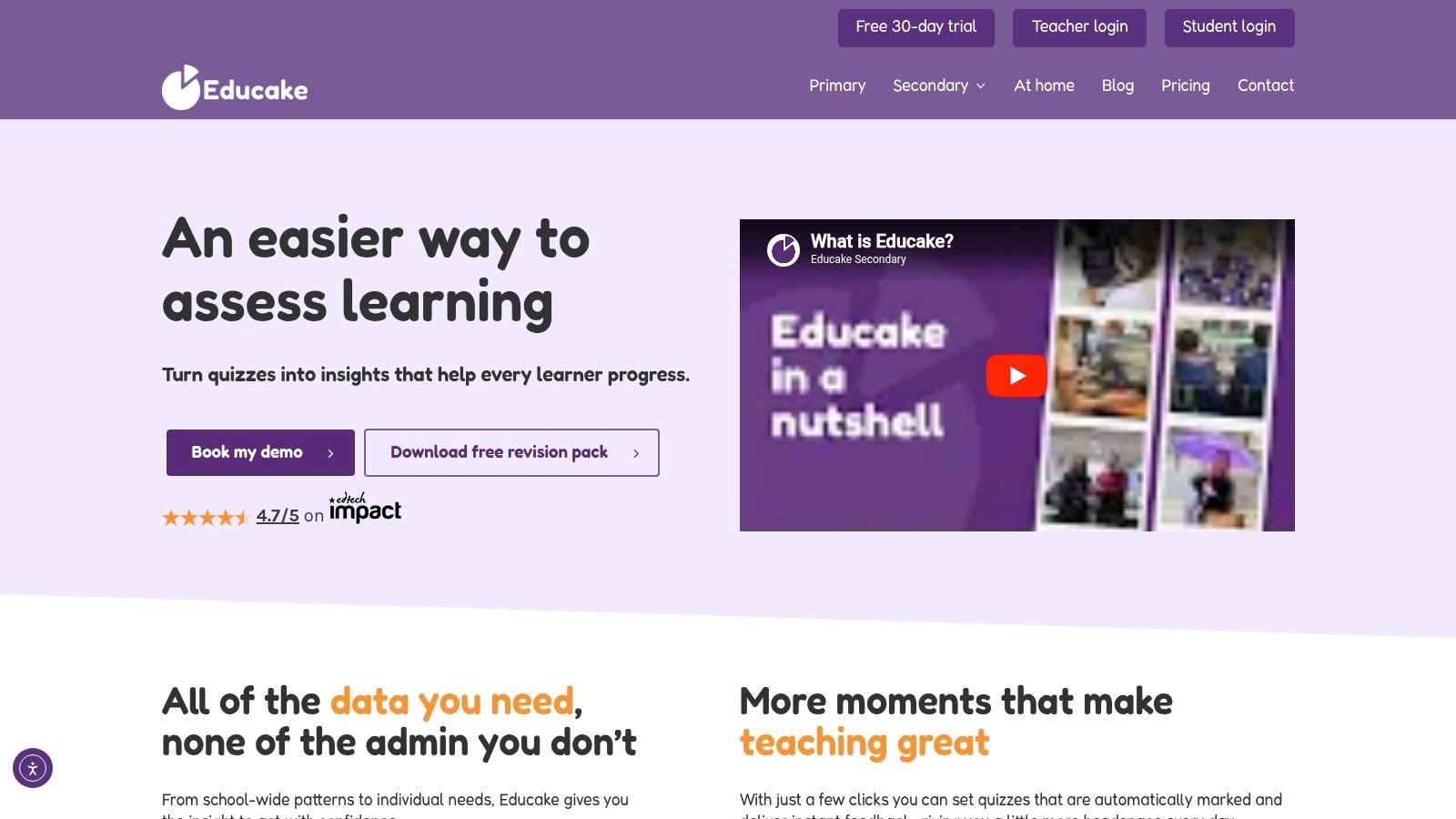 Educake – Teacher‑set and self‑quizzing for GCSE Science