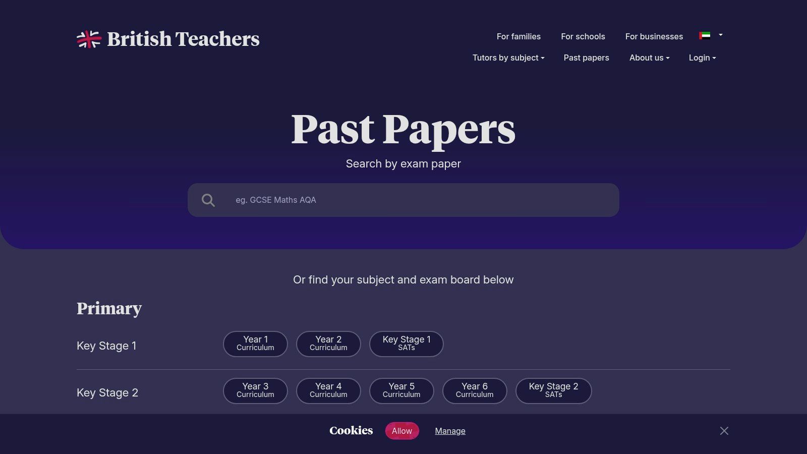 BritishTeachers – CCEA Past Papers (aggregated)