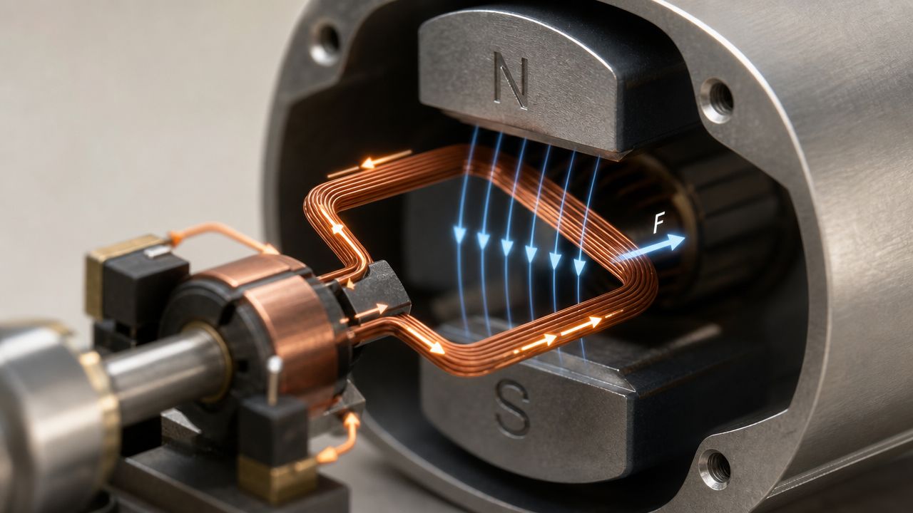 The Physics Behind the Motor Effect
