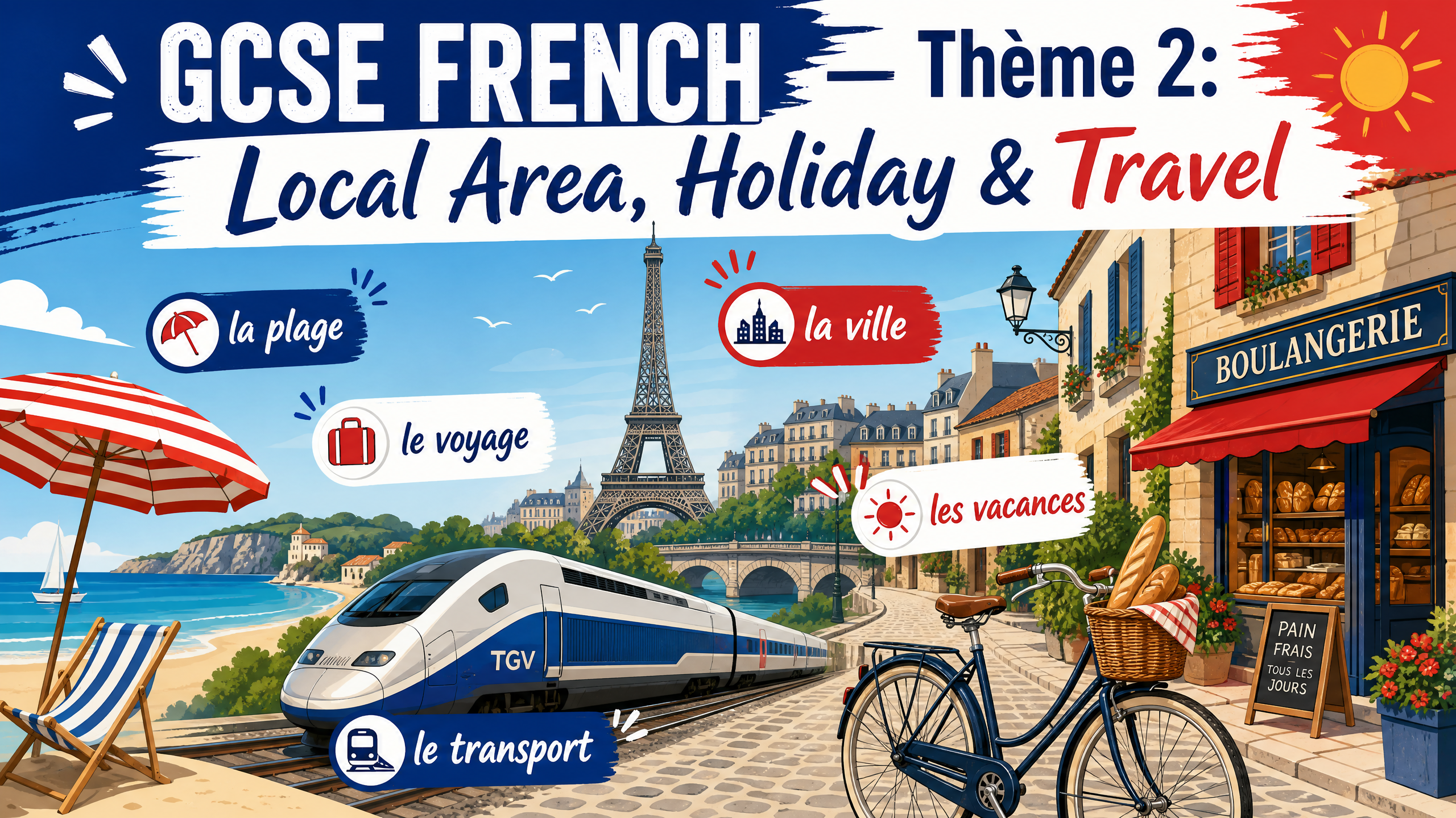 GCSE French Theme 2: Local Area, Holiday and Travel