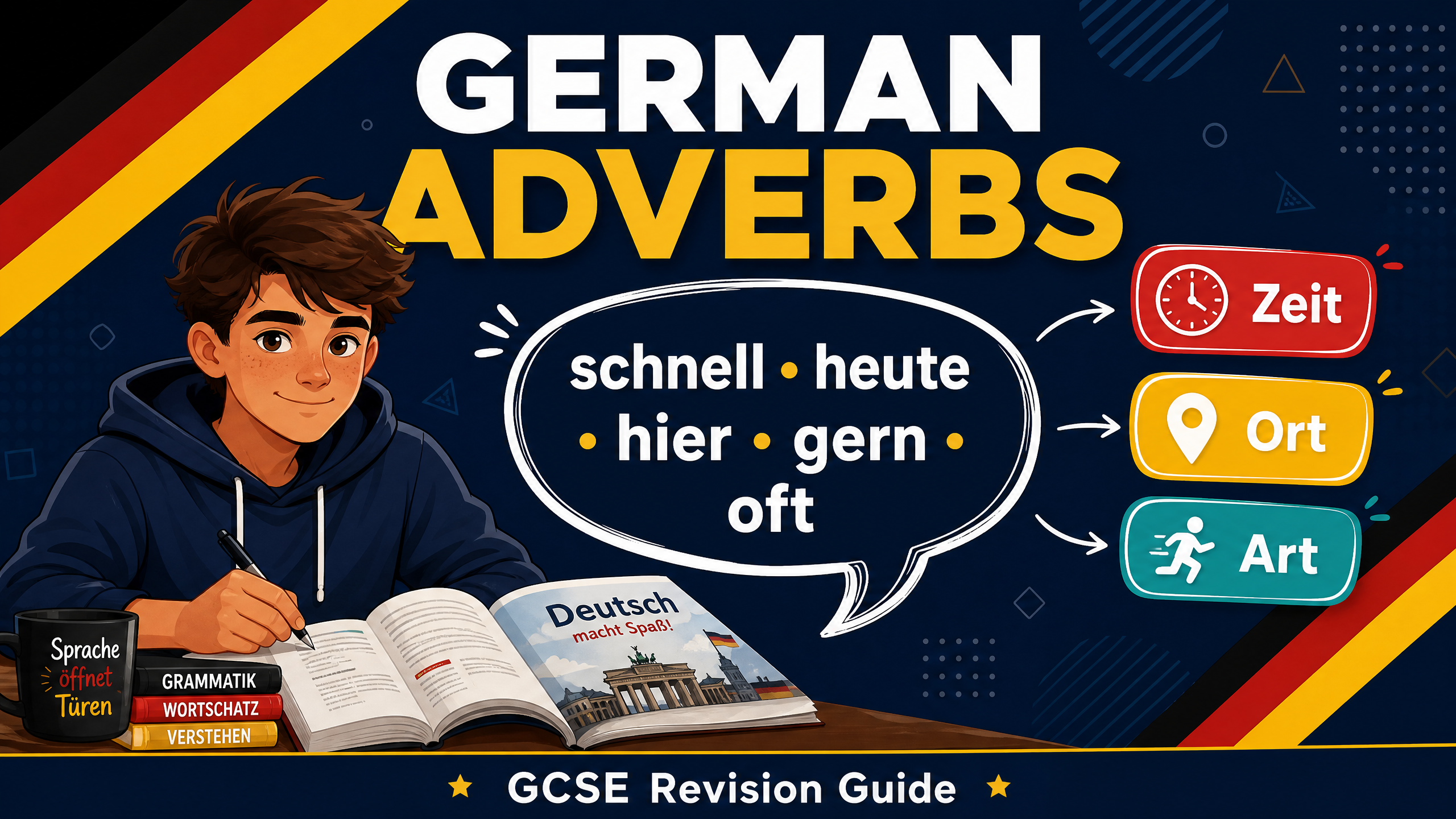 GCSE German Adverbs Revision Guide