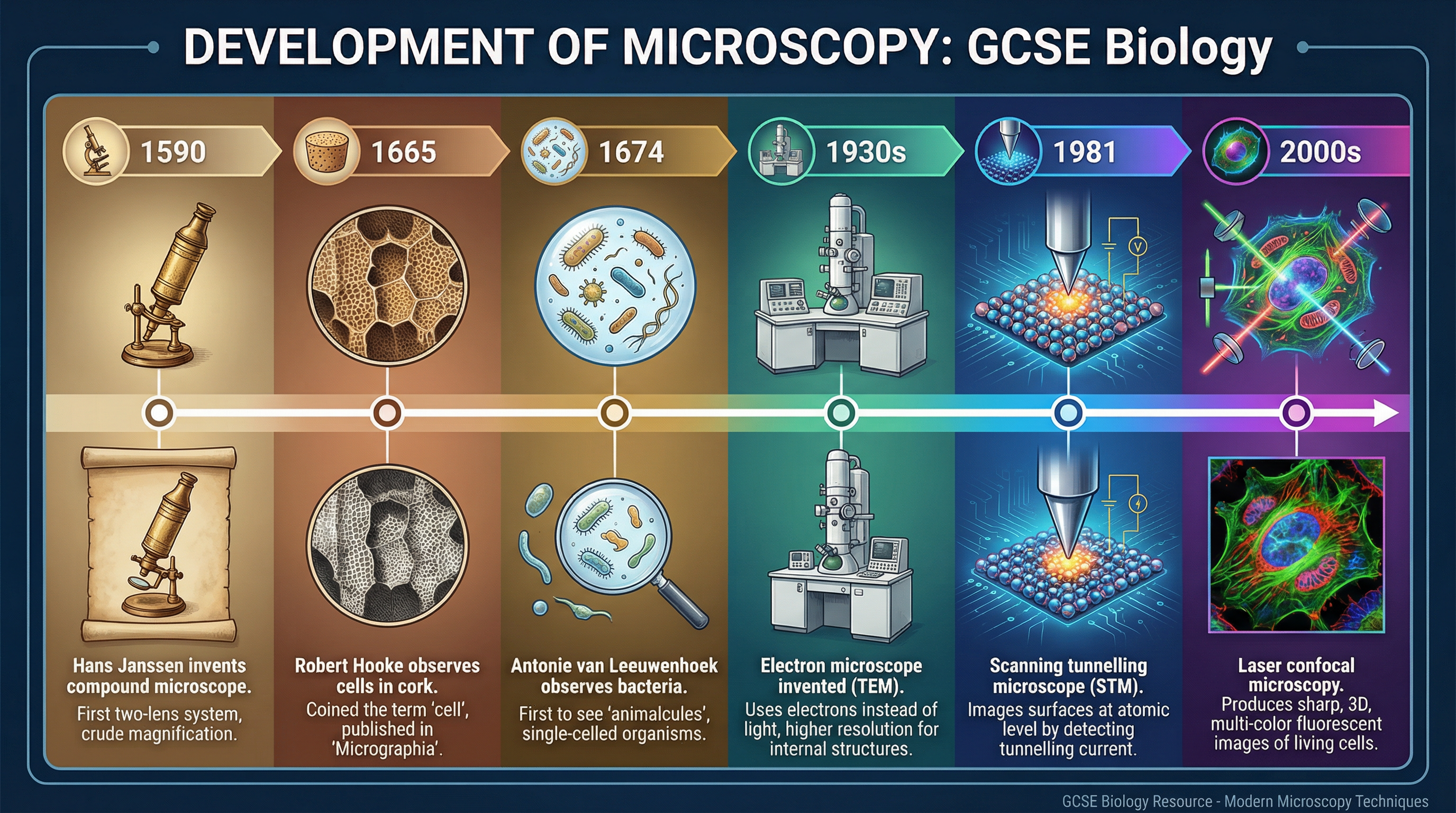 Development of Microscopy