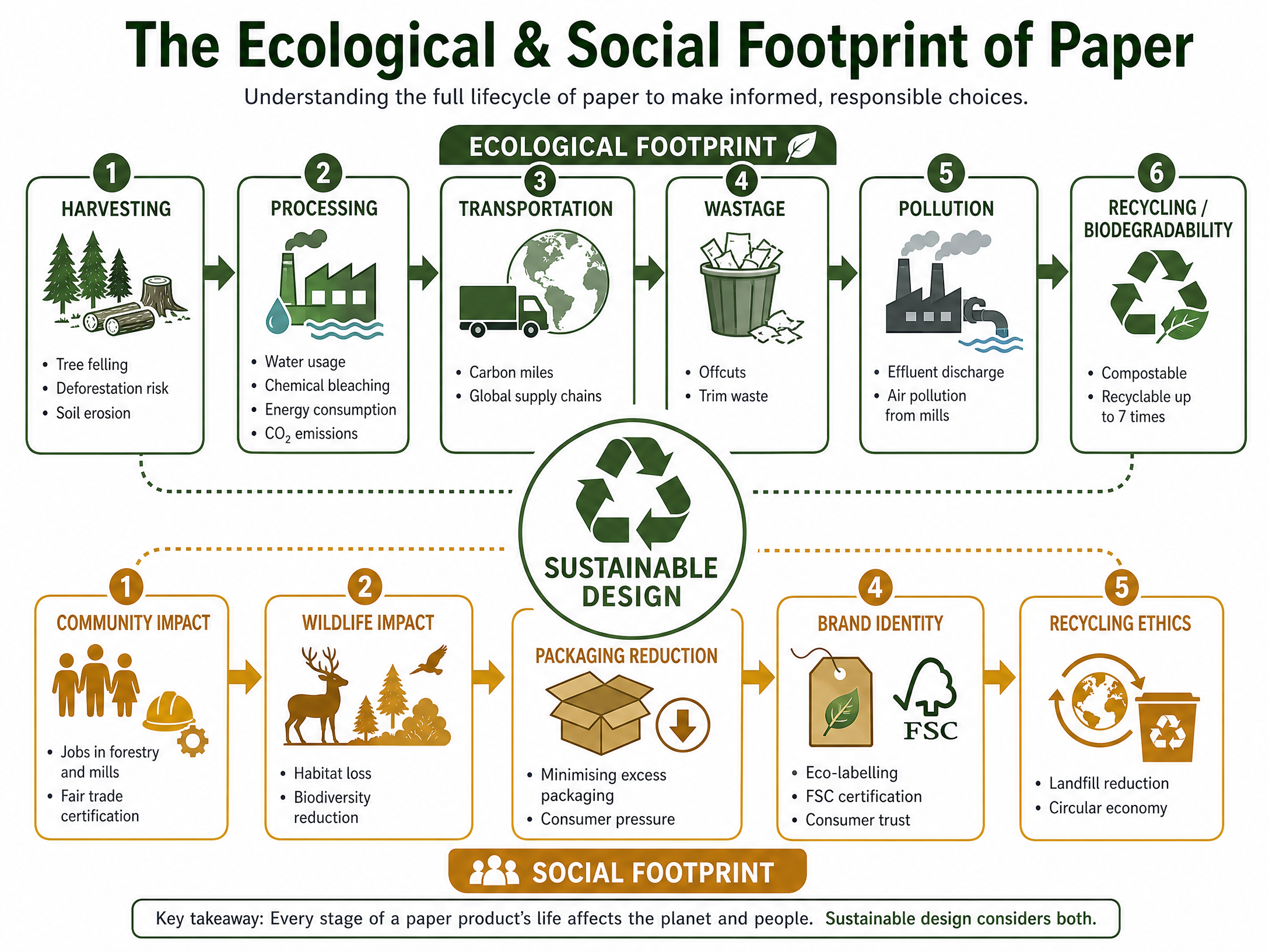 The Ecological and Social Footprint of Paper