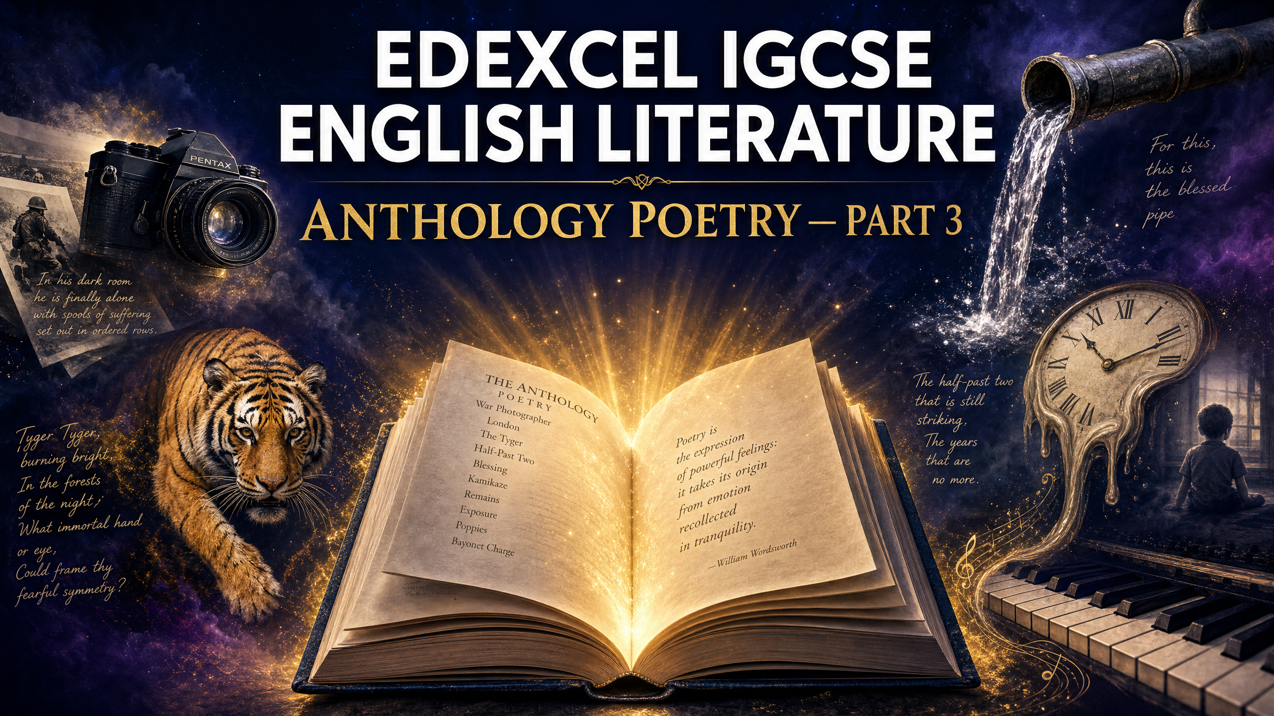 Edexcel IGCSE English Literature Anthology Poetry