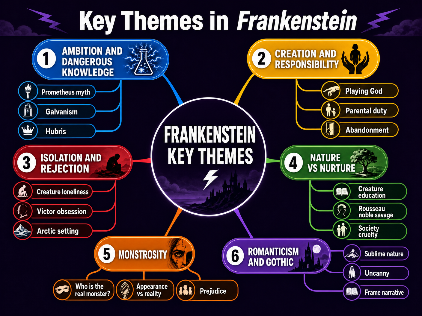 Key Themes in Frankenstein