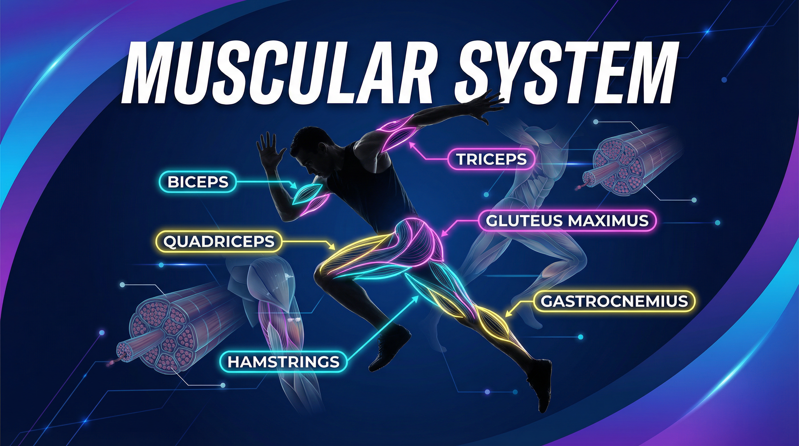 Header image for Muscular System: Types of Muscle, Contraction, and Movement.