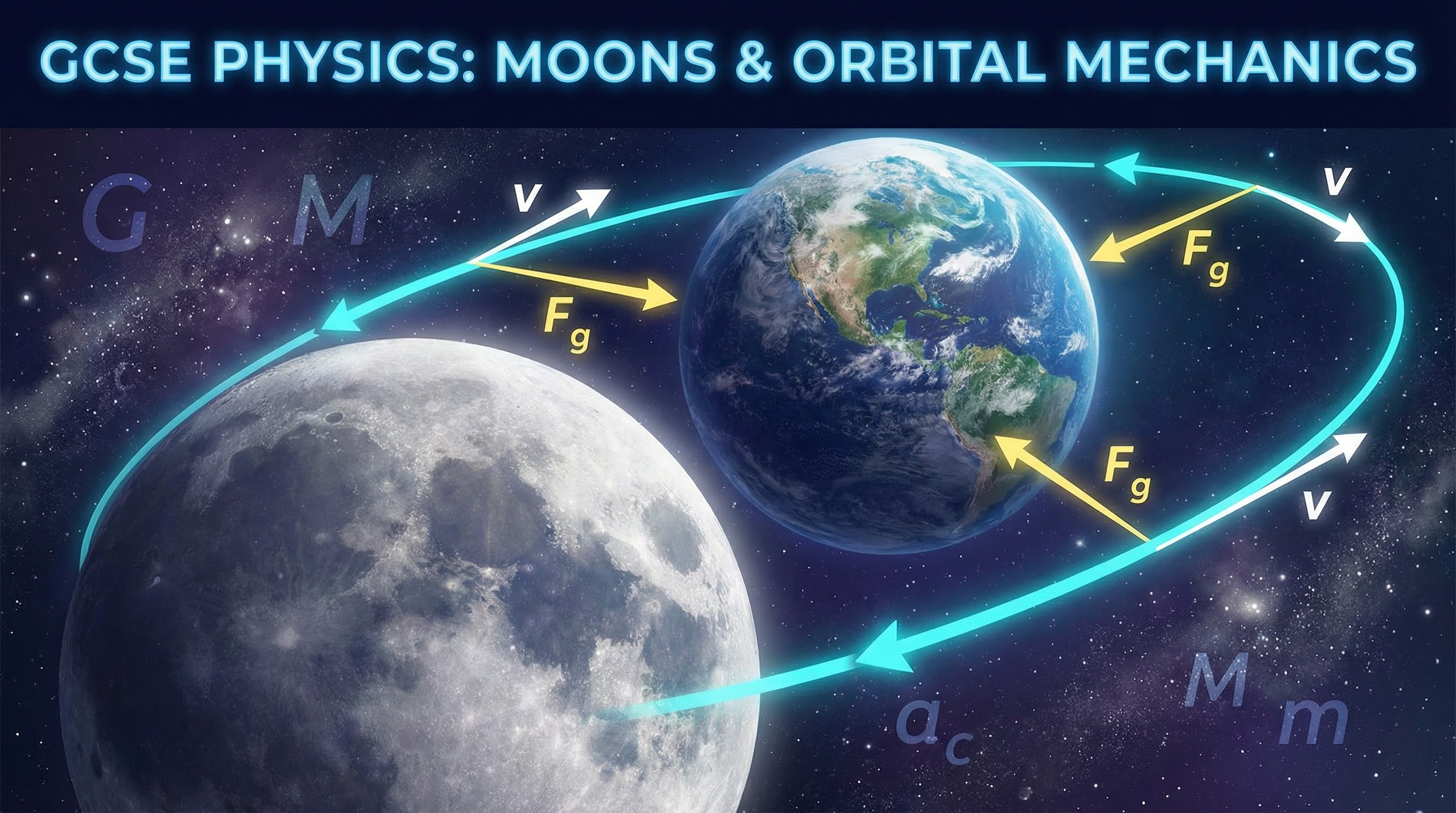 Header image for OCR GCSE Physics: Moons and Orbital Mechanics