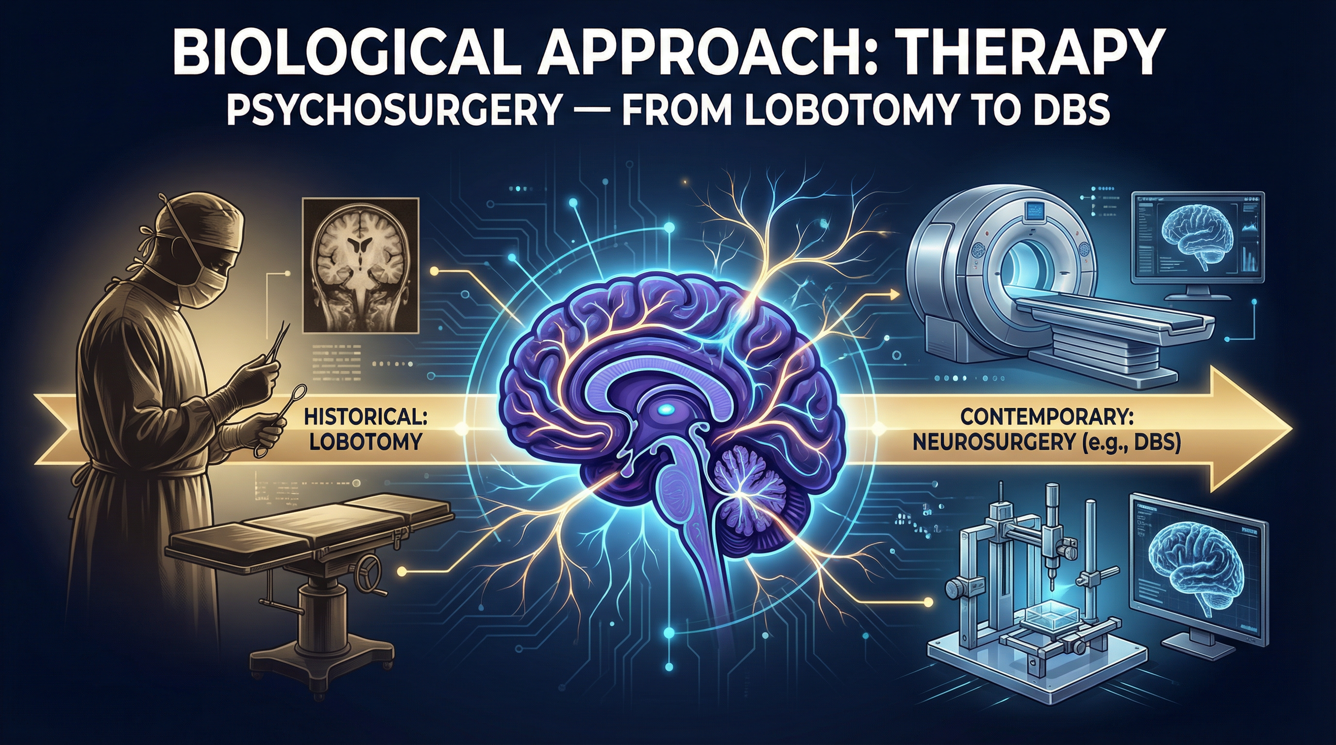Header image for Biological Approach: Therapy (Psychosurgery)