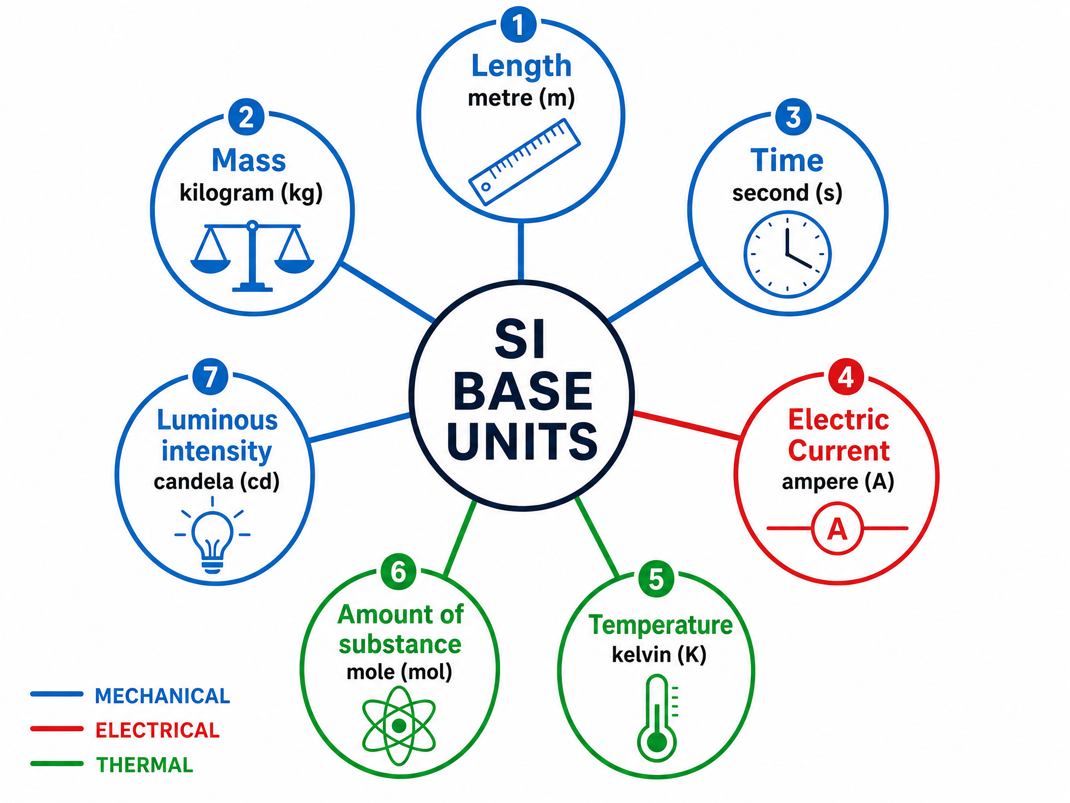 The 7 SI Base Units