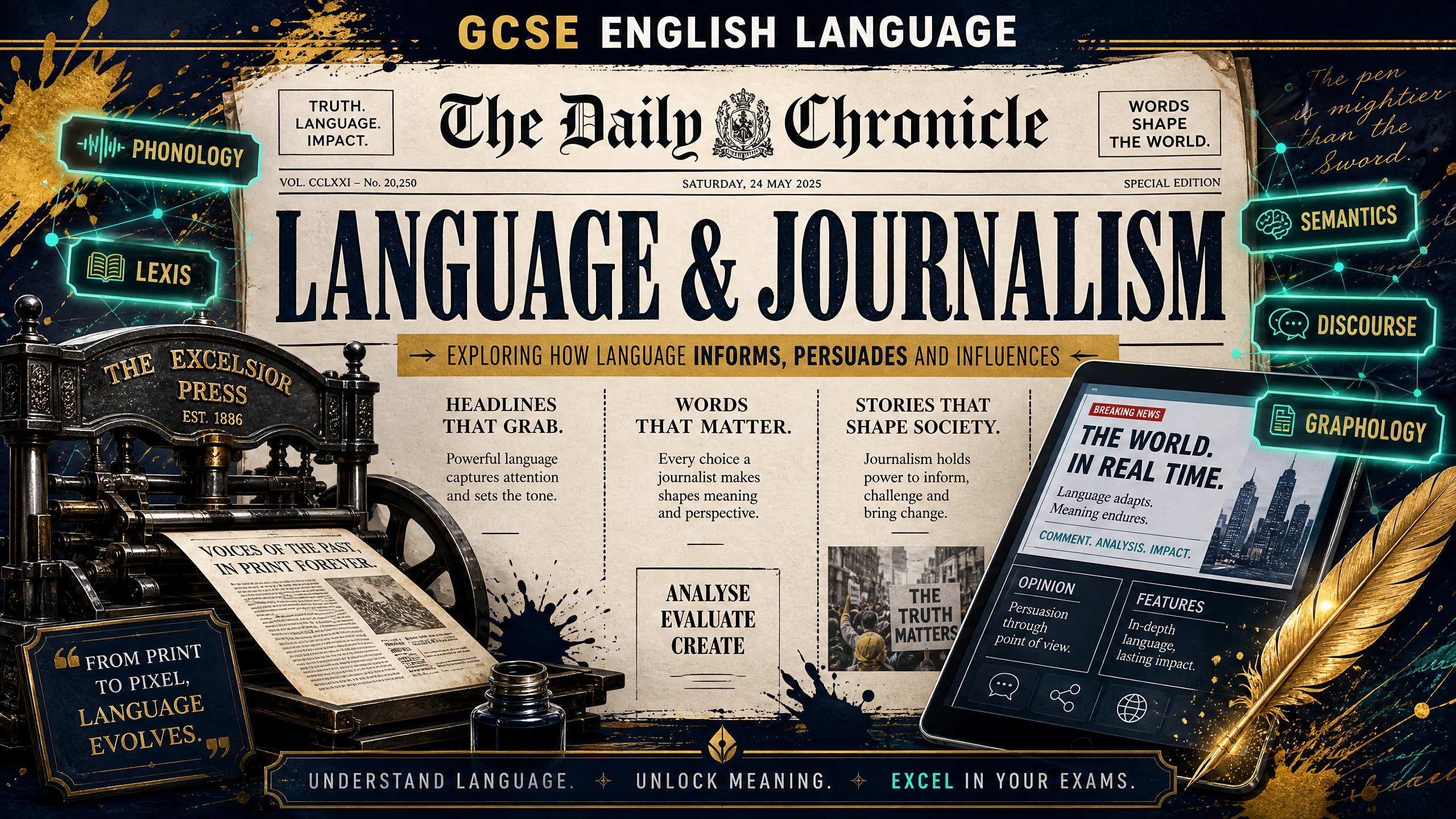Component 3: Language and Journalism