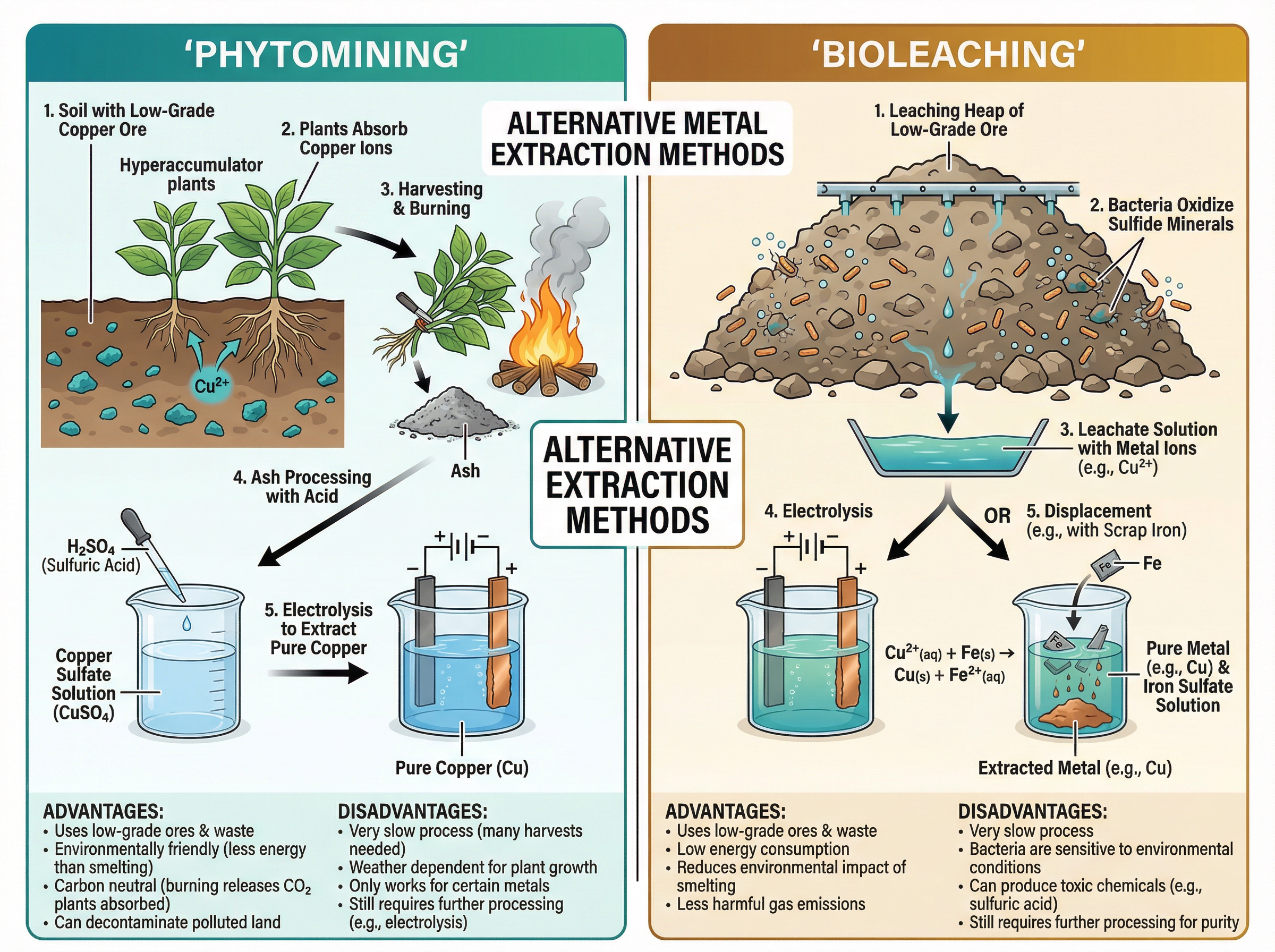 Alternative Metal Extraction Methods