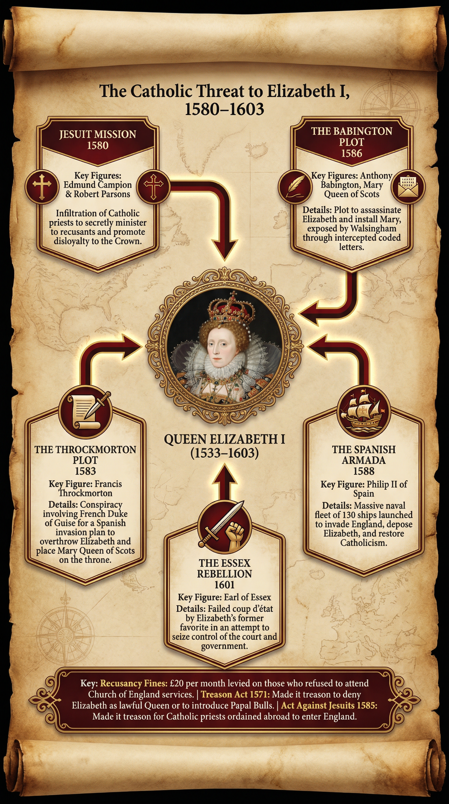 The Catholic Threat Network, 1580-1588