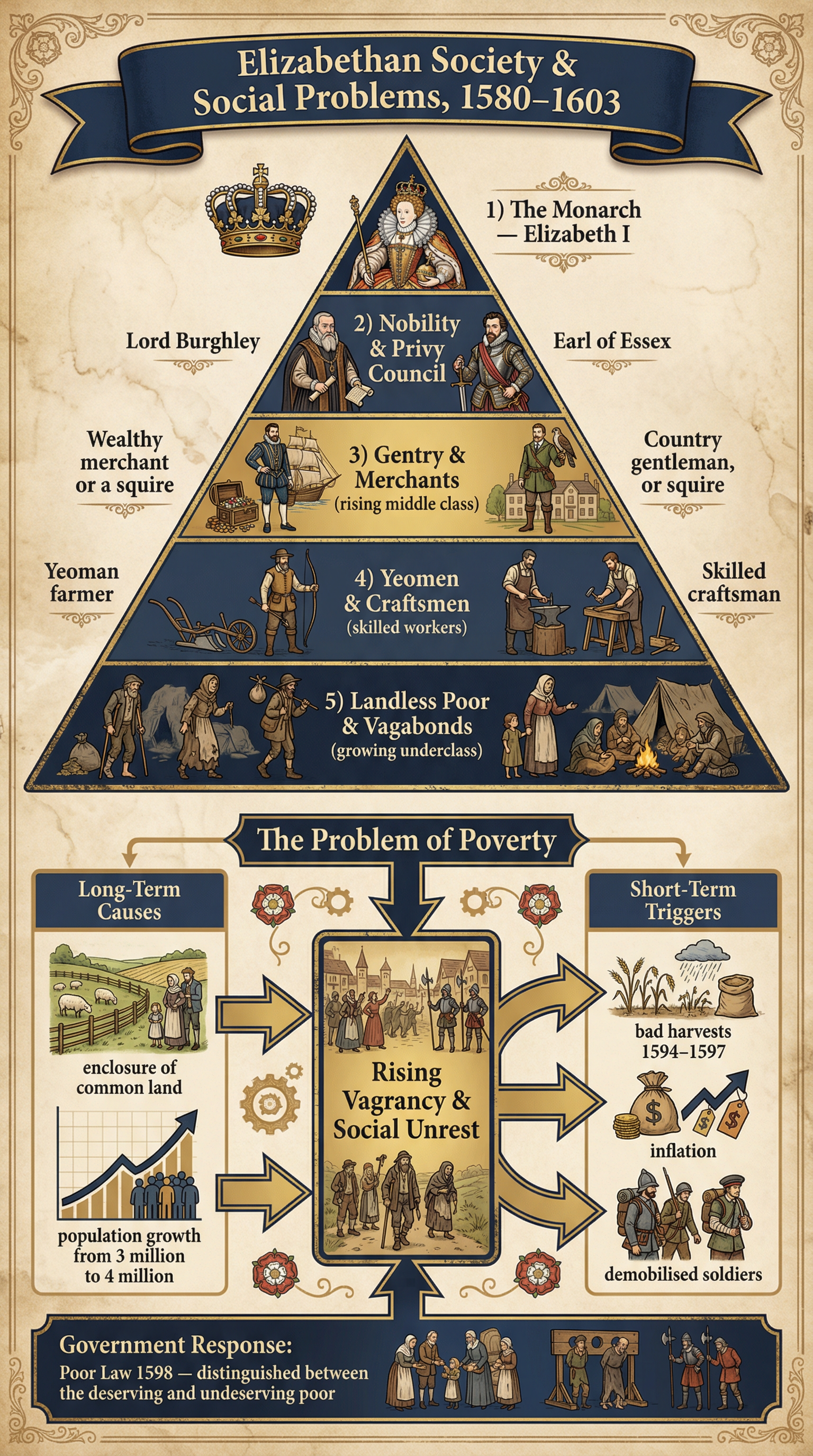 Elizabethan Society and the Problem of Poverty