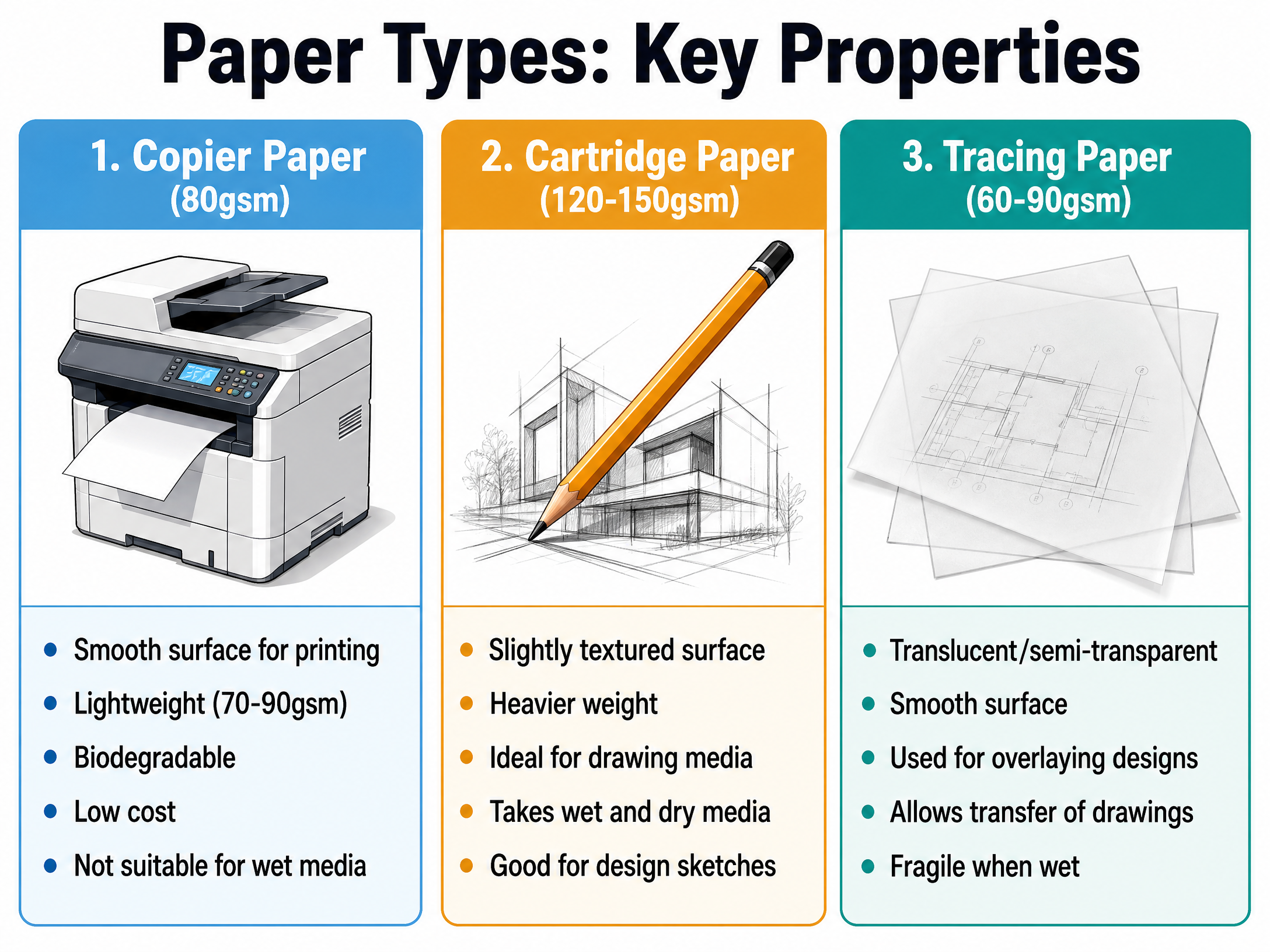Paper Types: Key Properties