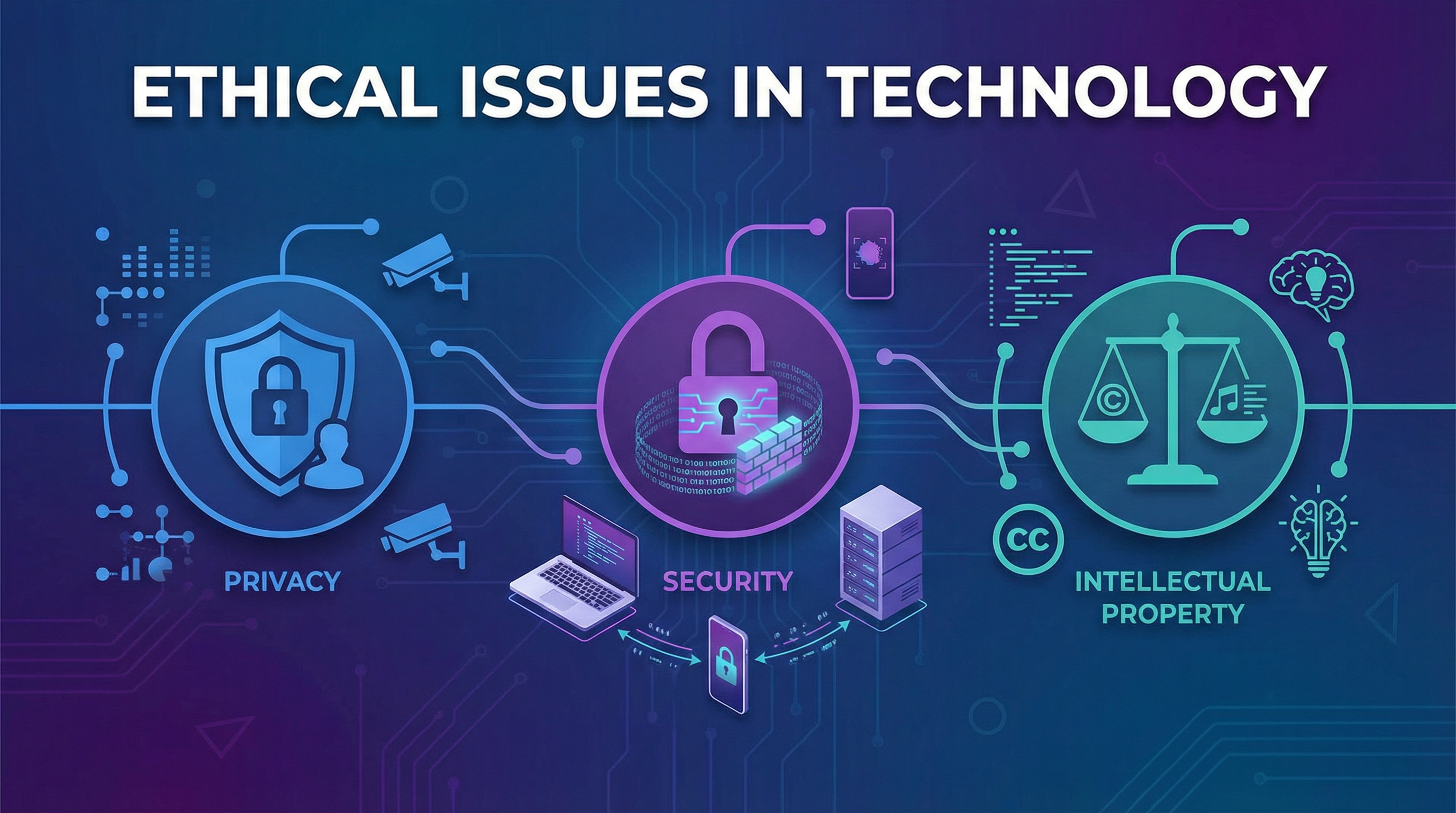Header image for Ethical Issues in Technology