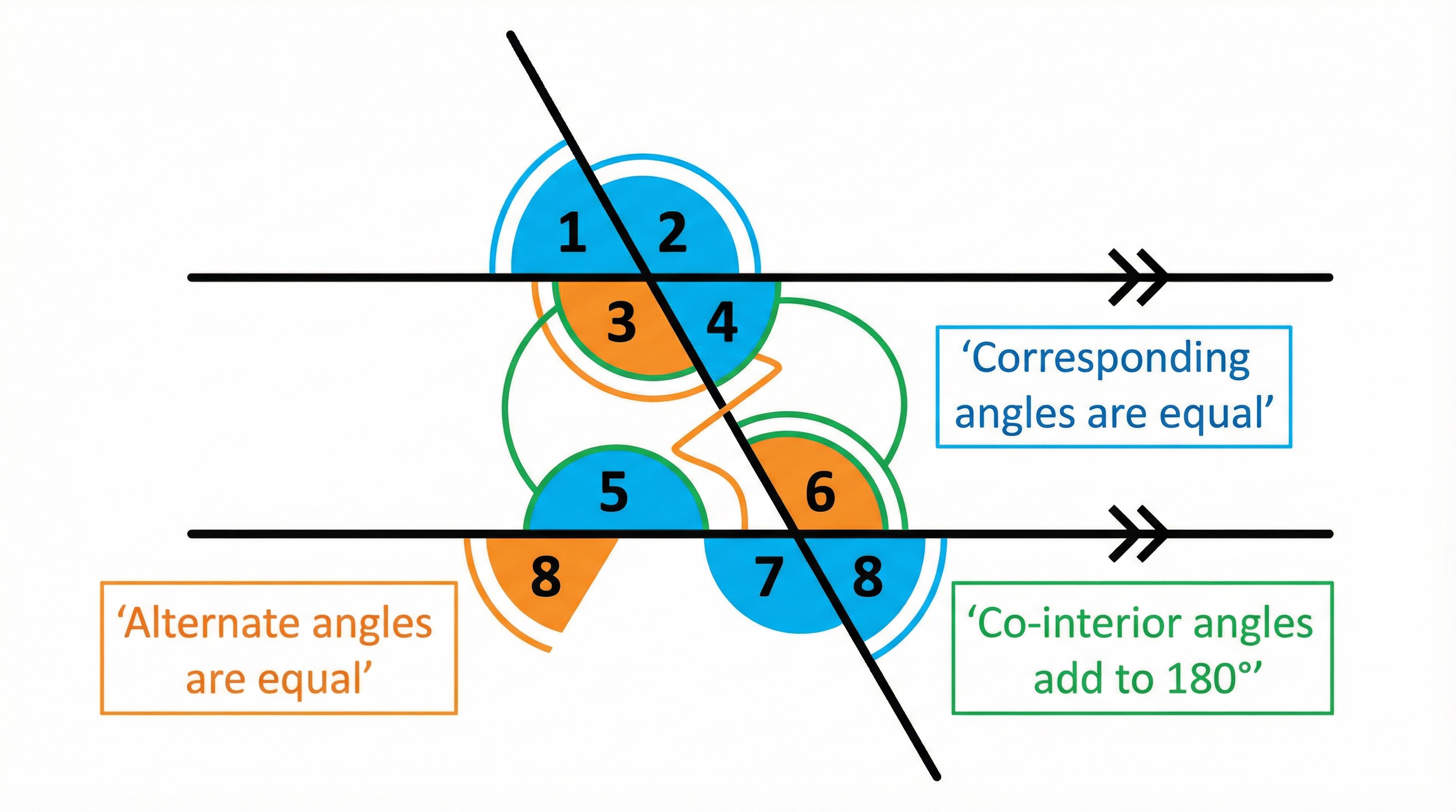 Angle Relationships in Parallel Lines