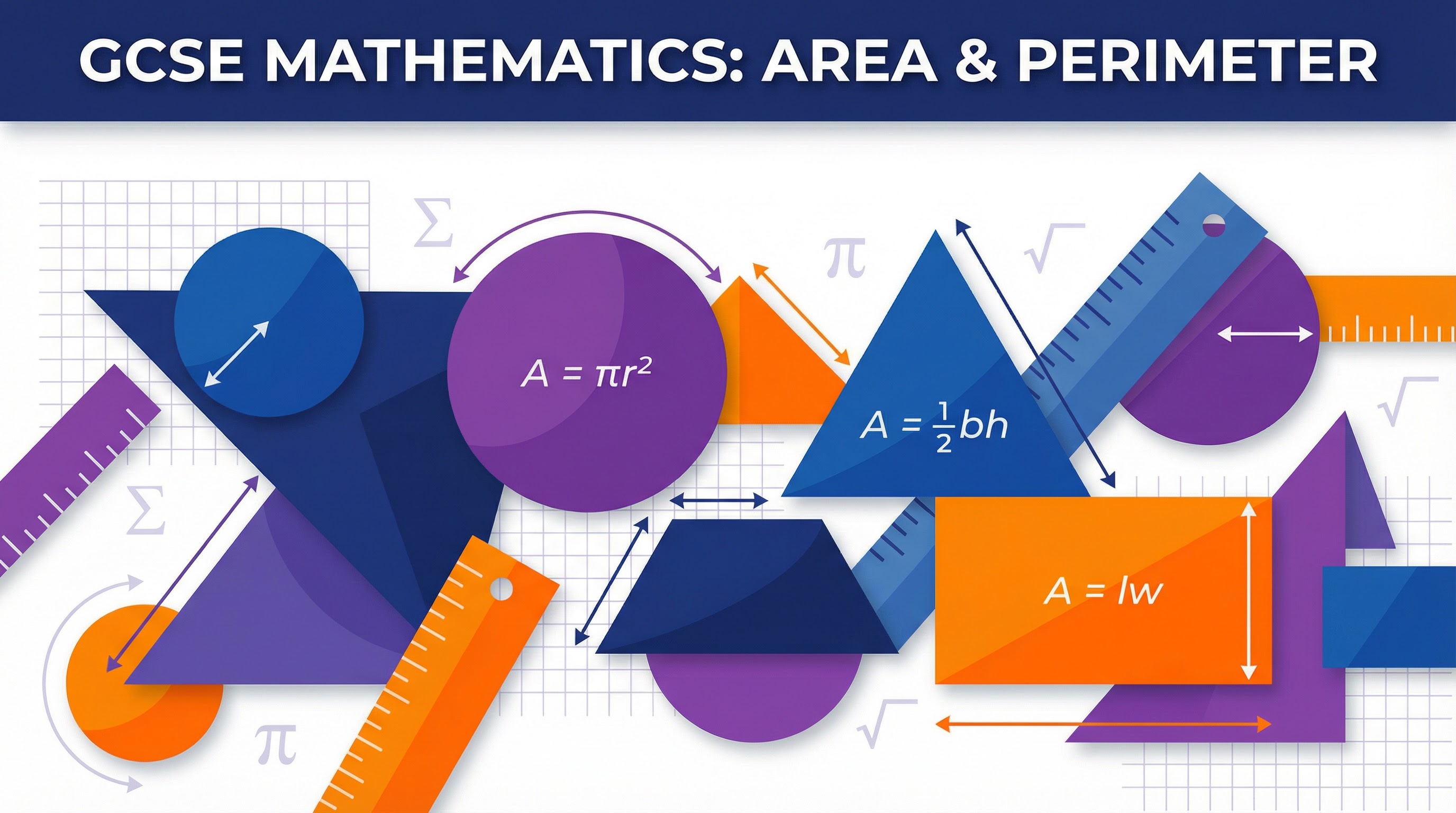 Header image for OCR GCSE Mathematics: Area and Perimeter.