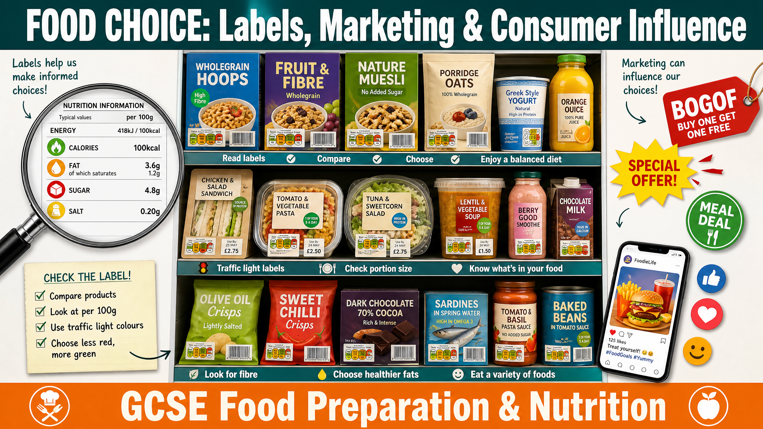 Food Choice: Labels, Marketing & Consumer Influence