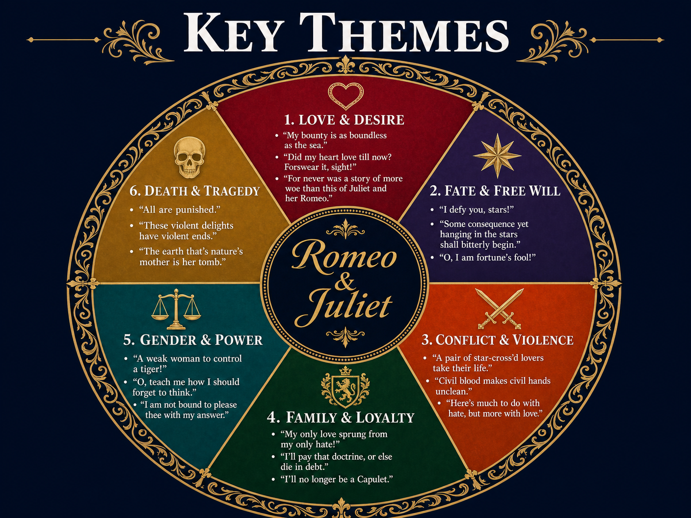 Key Themes in Romeo and Juliet