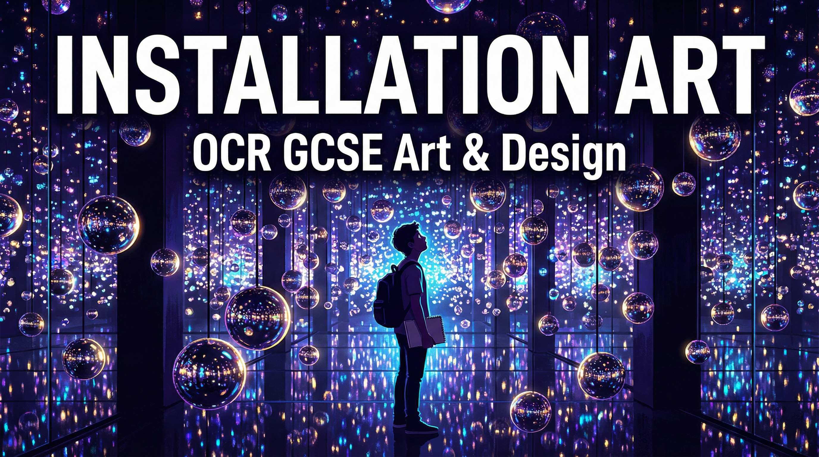 Header image for OCR GCSE Installation Art study guide.