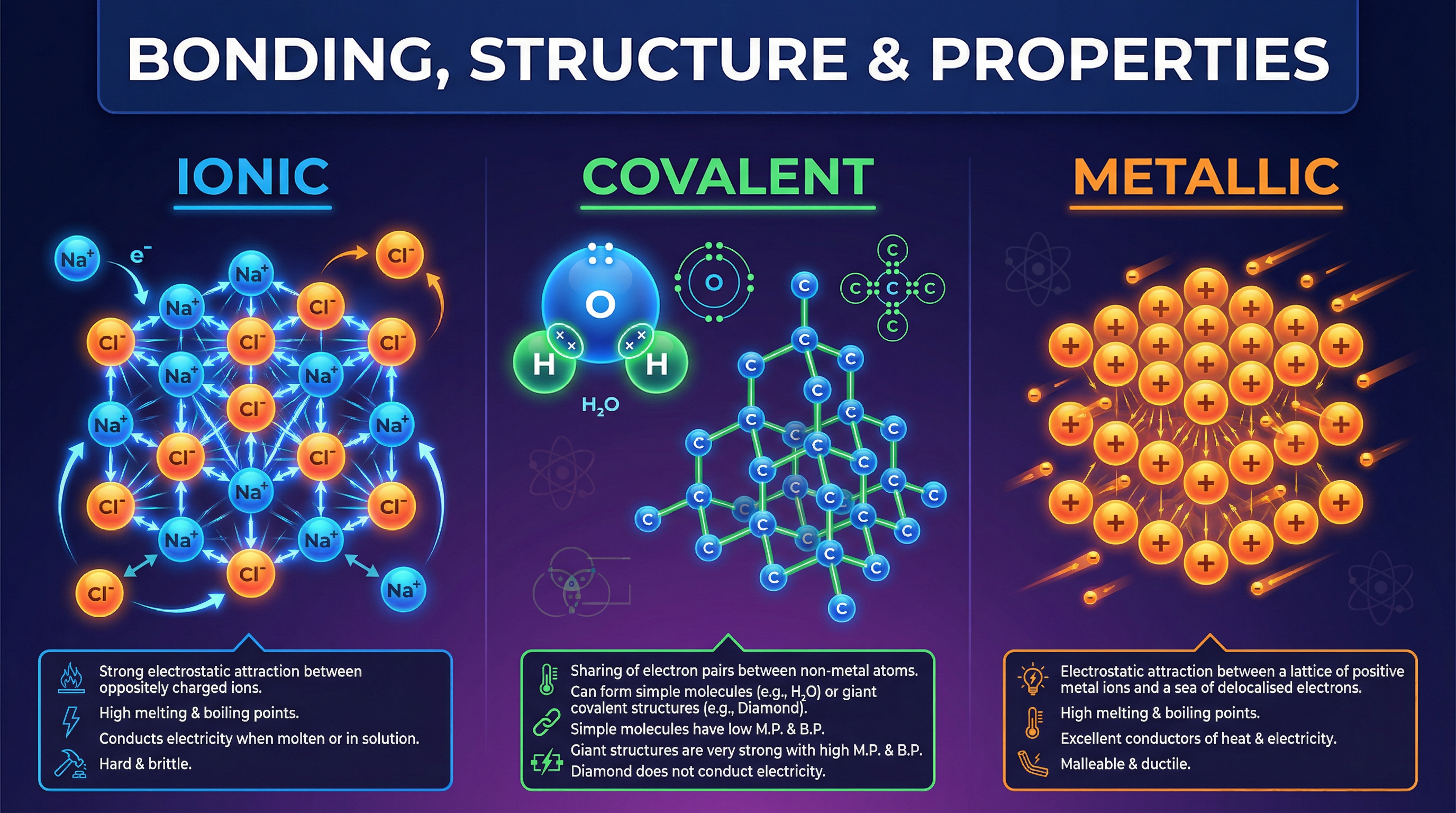 Bonding, Structure & Properties