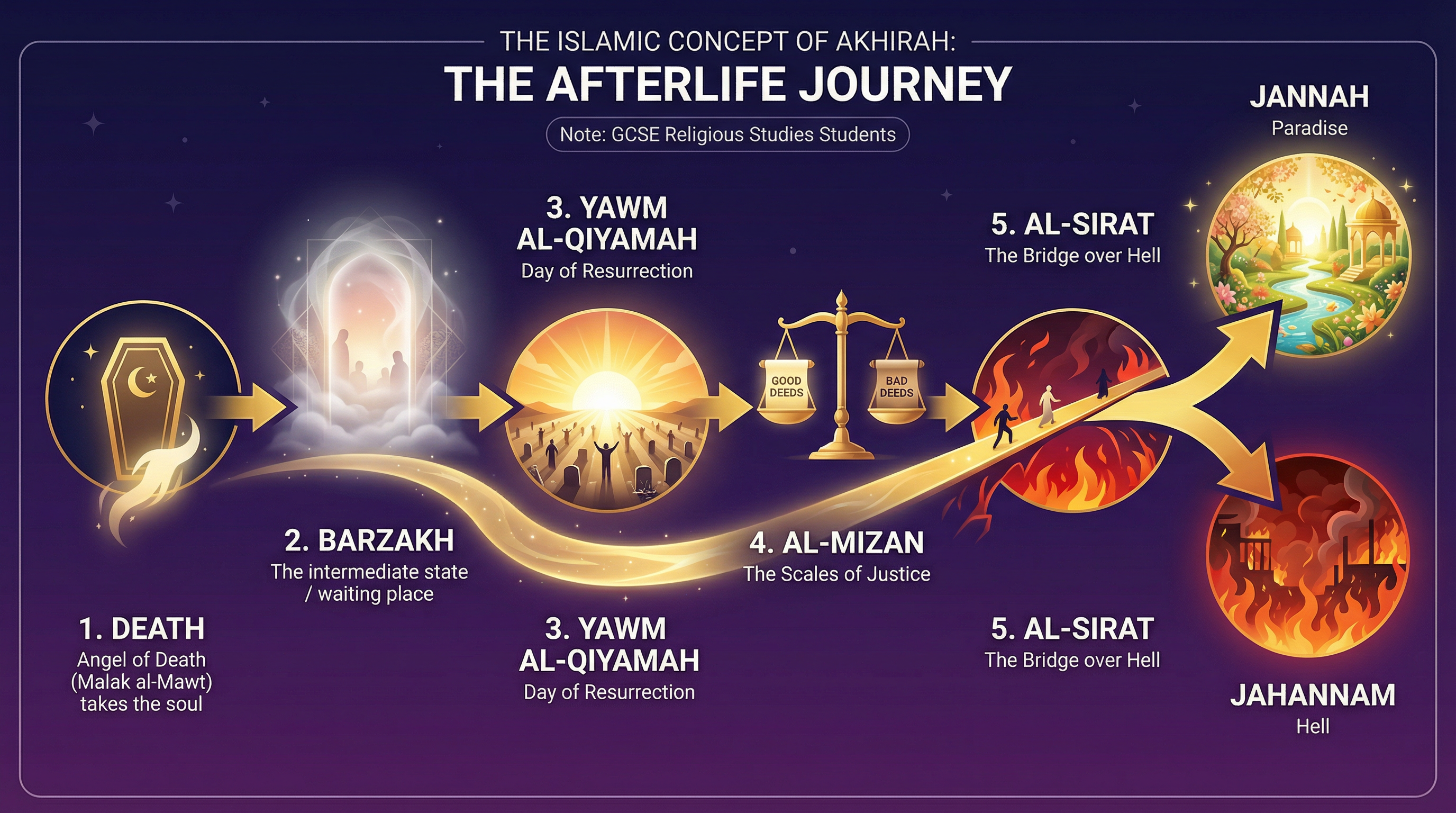 The Afterlife Journey in Islam