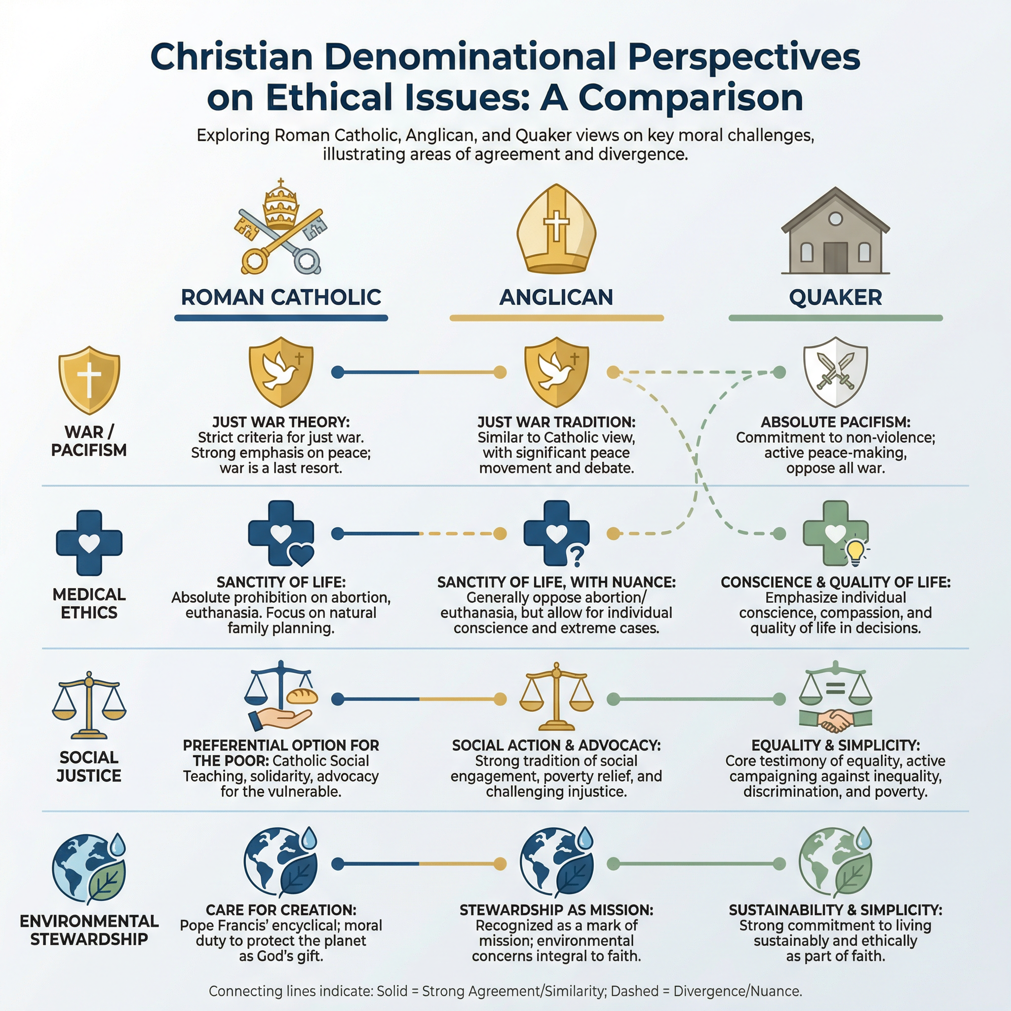 Christian Denominational Perspectives on Ethical Issues: A Comparison.