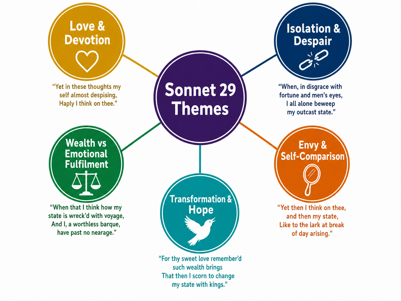 Key Themes in Sonnet 29