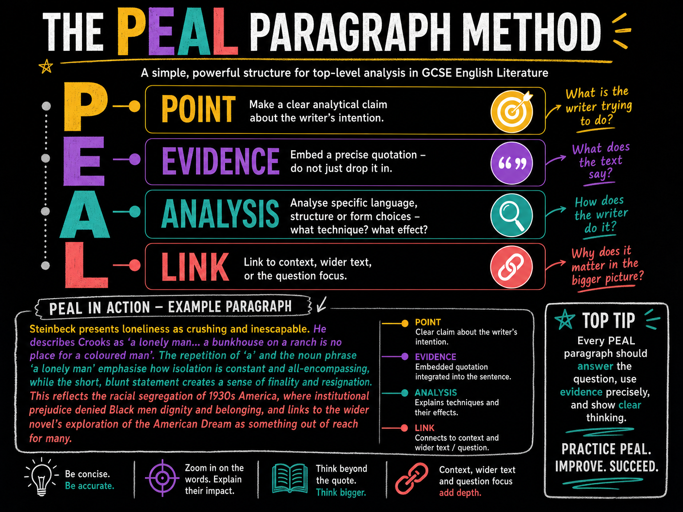The PEAL Paragraph Method