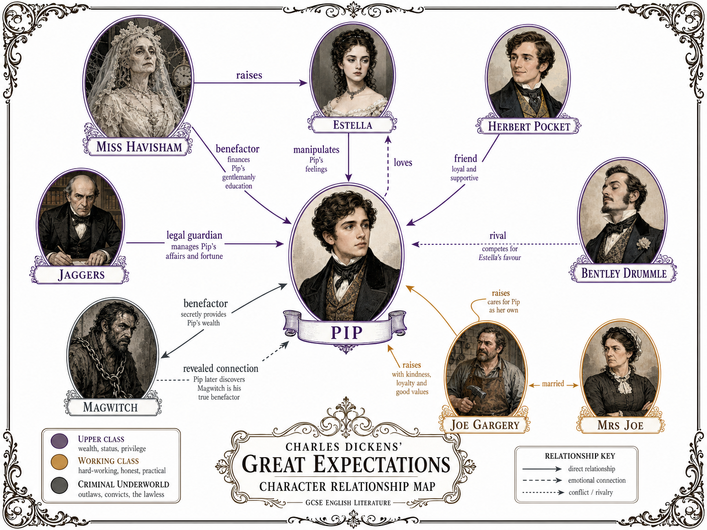 Character Relationships Map