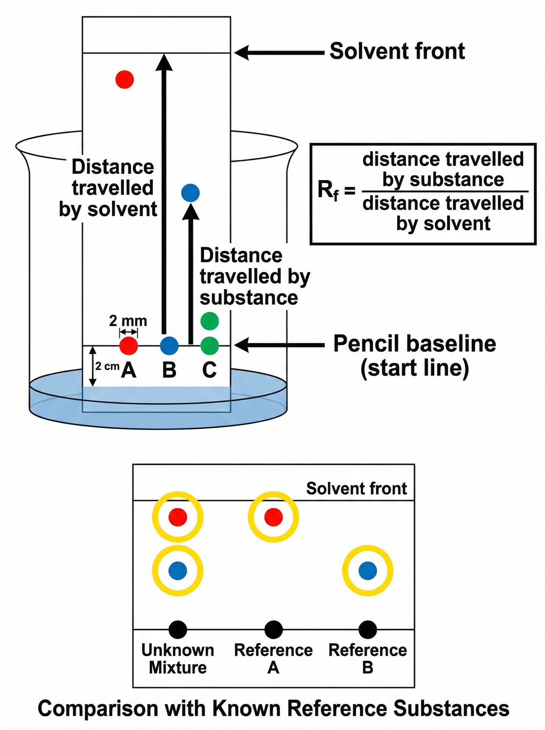 Paper Chromatography and Rf Values