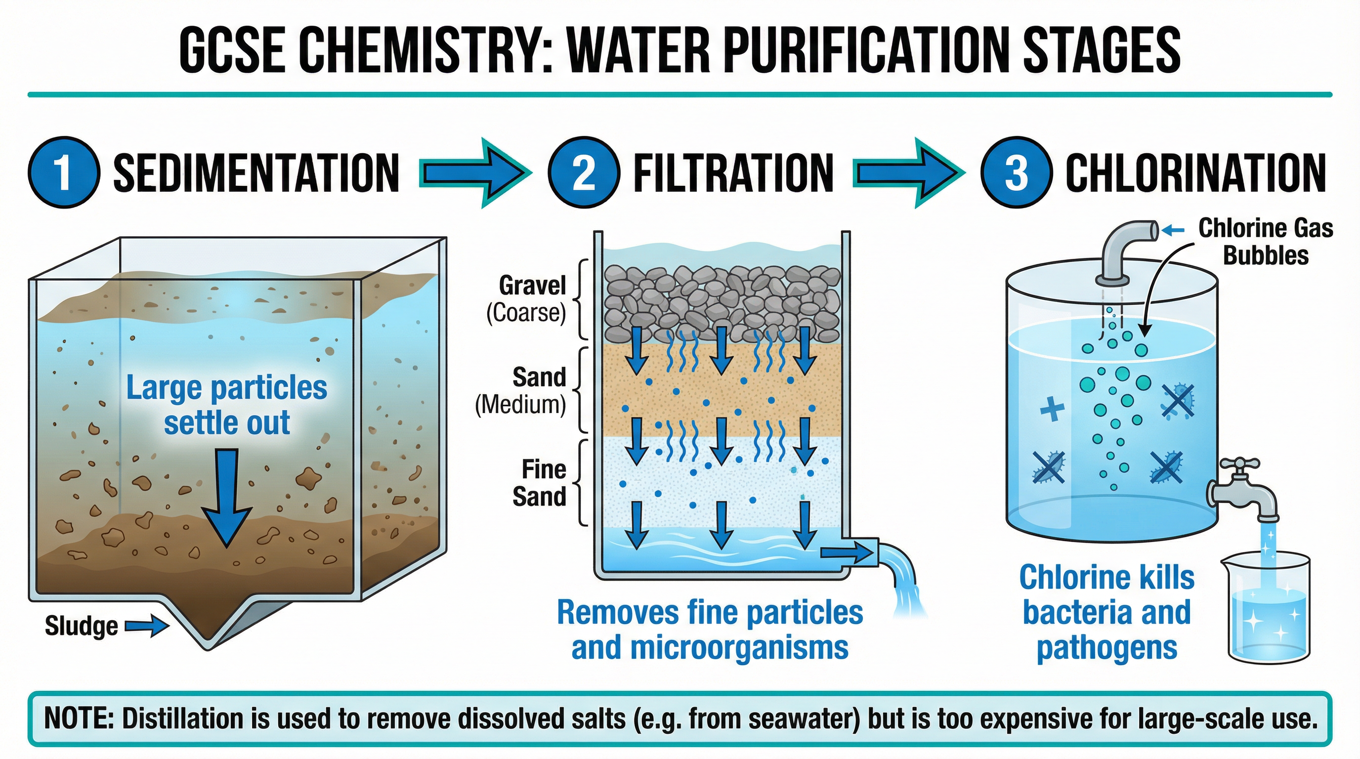 Stages of Water Purification