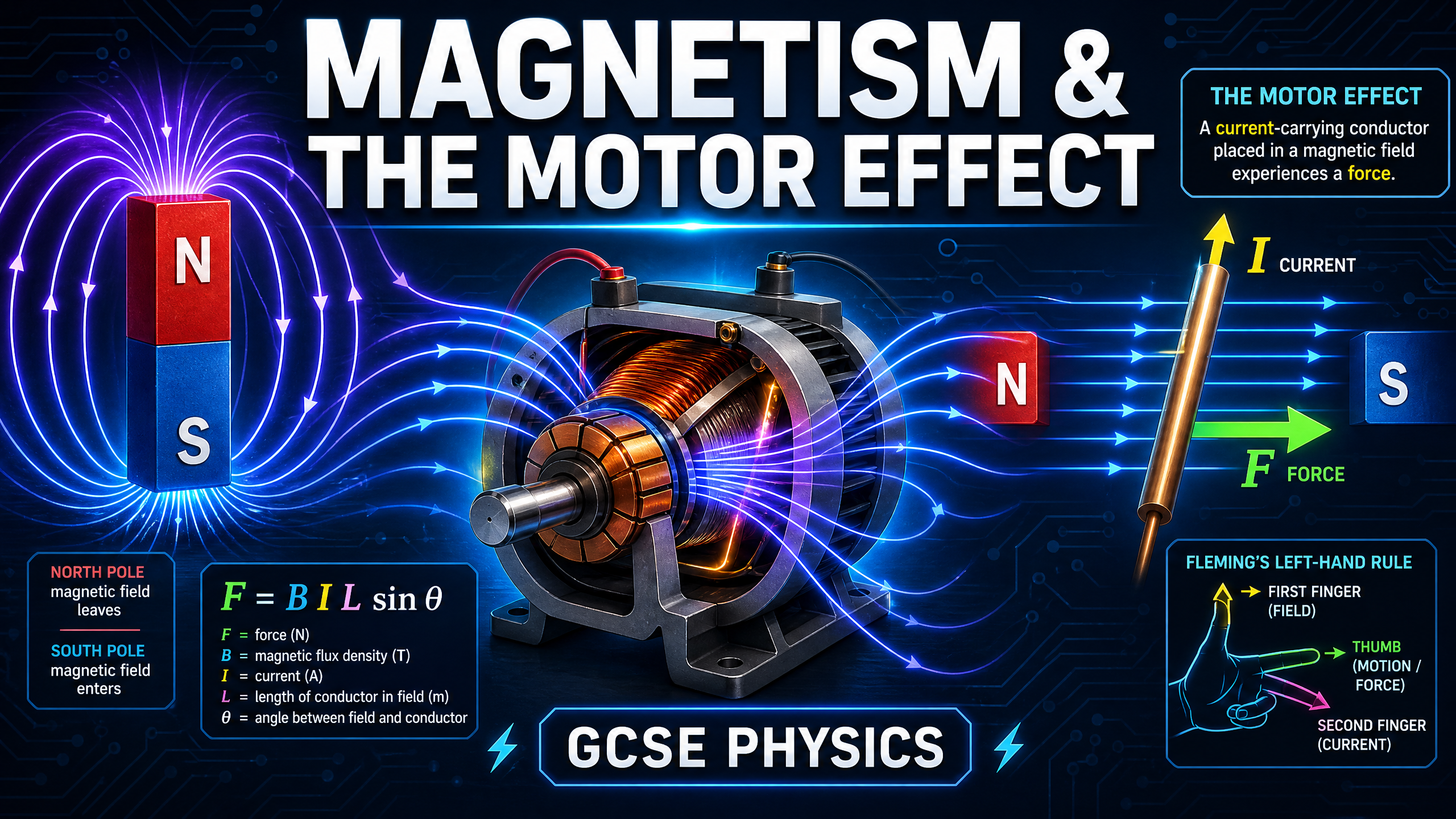 Header image for Magnetism and the Motor Effect