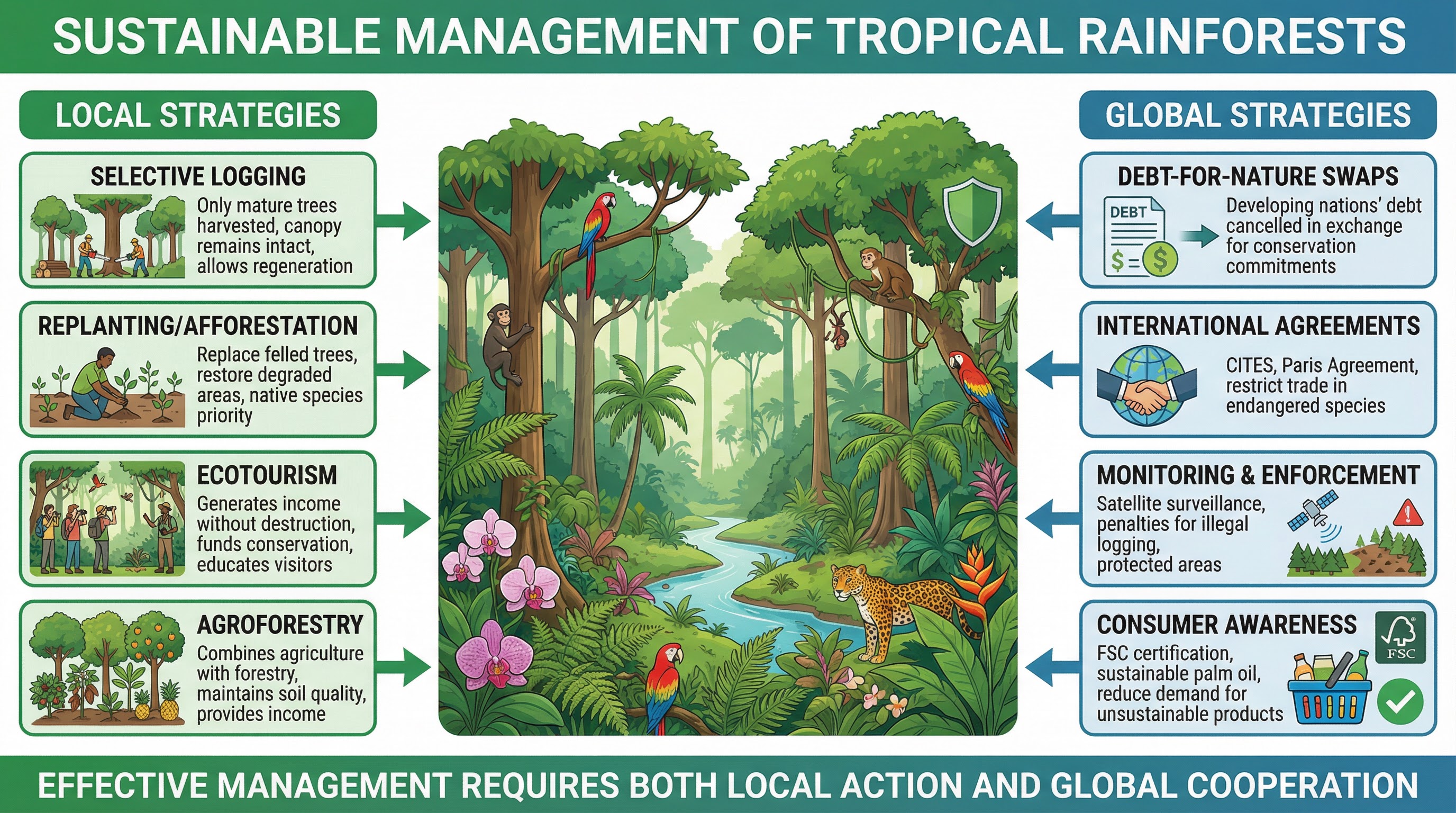 Sustainable Management of Tropical Rainforests