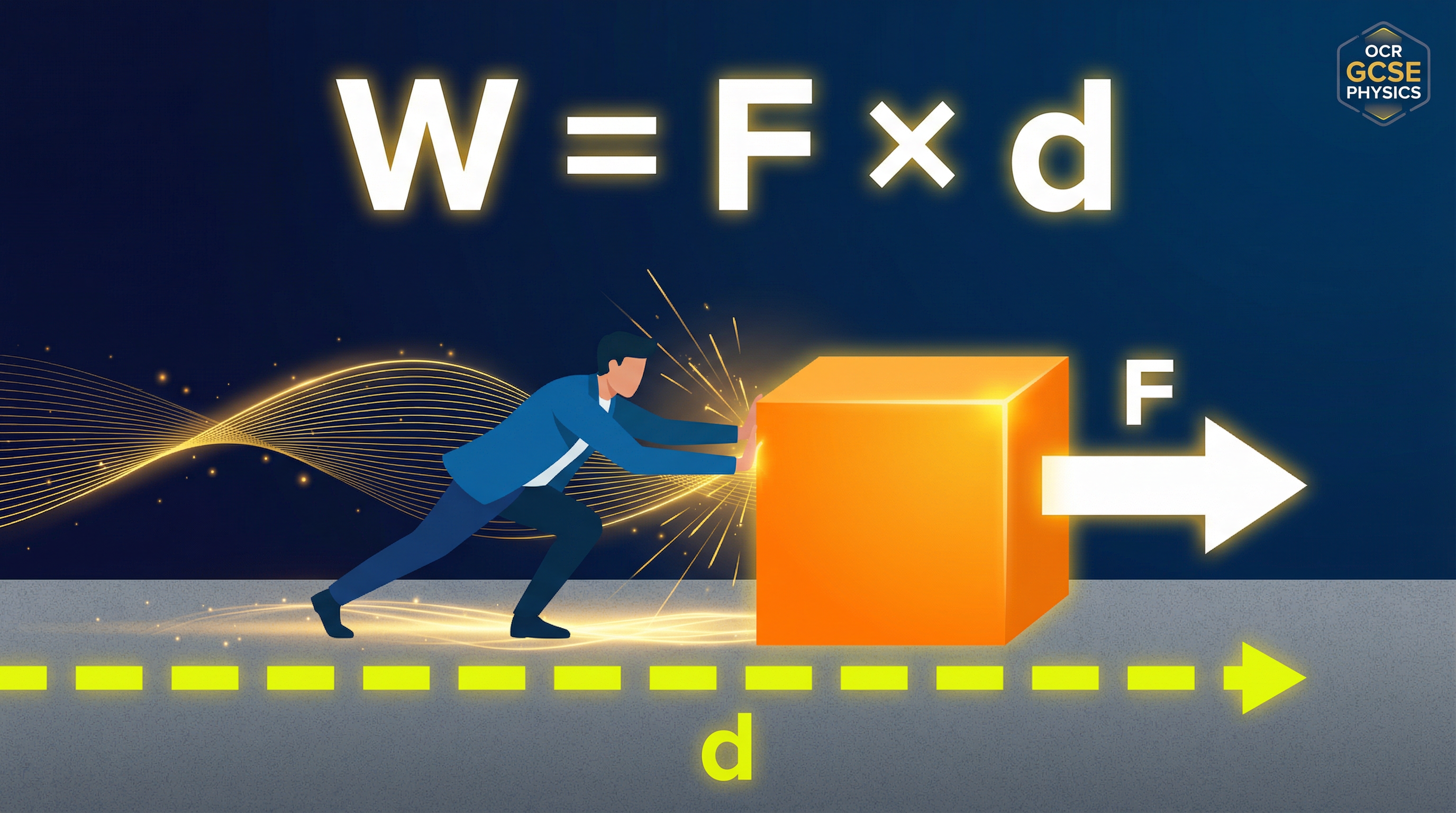 OCR GCSE Physics — Work Done (Topic 2.5): Energy is transferred whenever a force moves an object through a distance