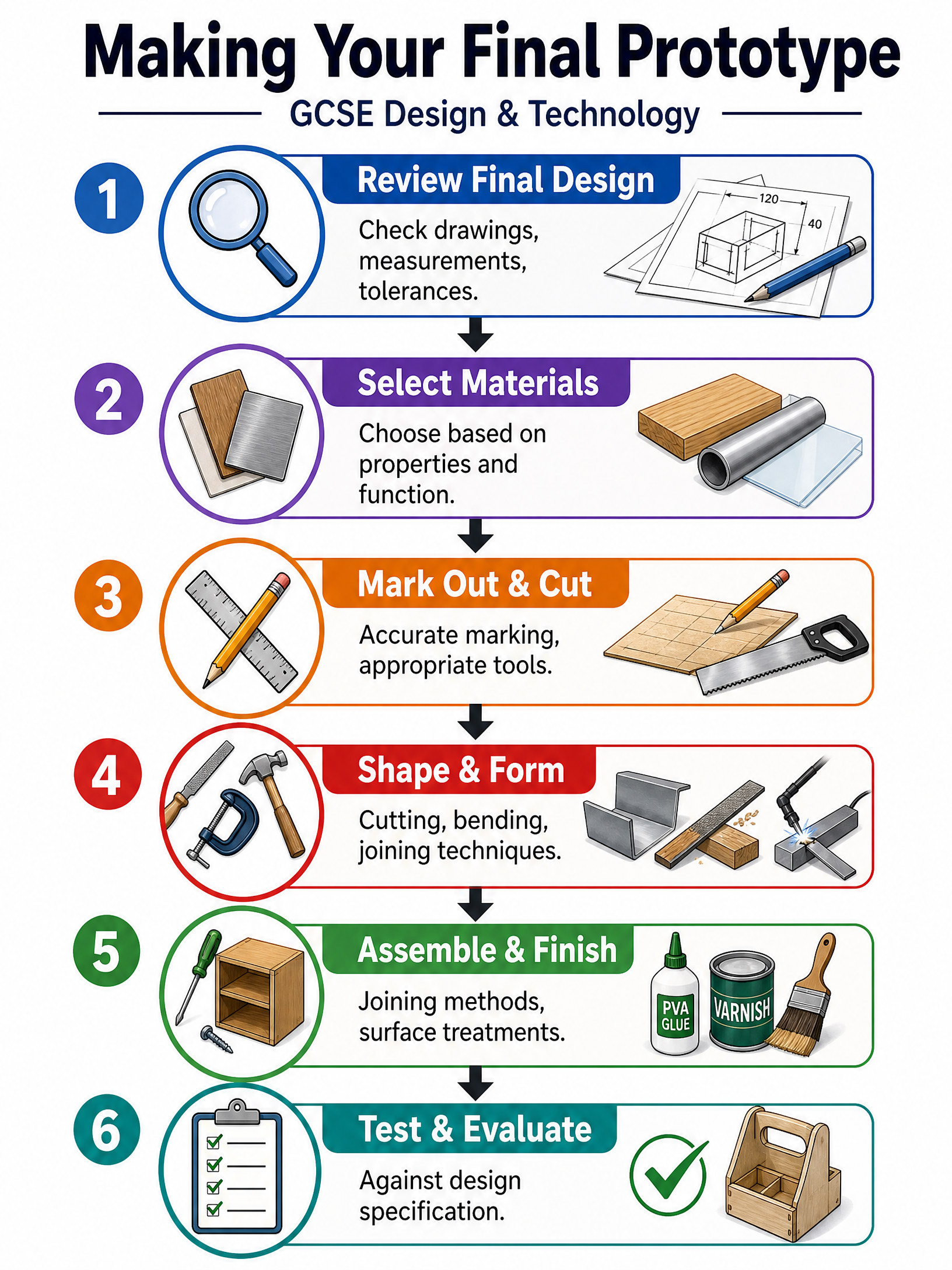 Making your final prototype step-by-step