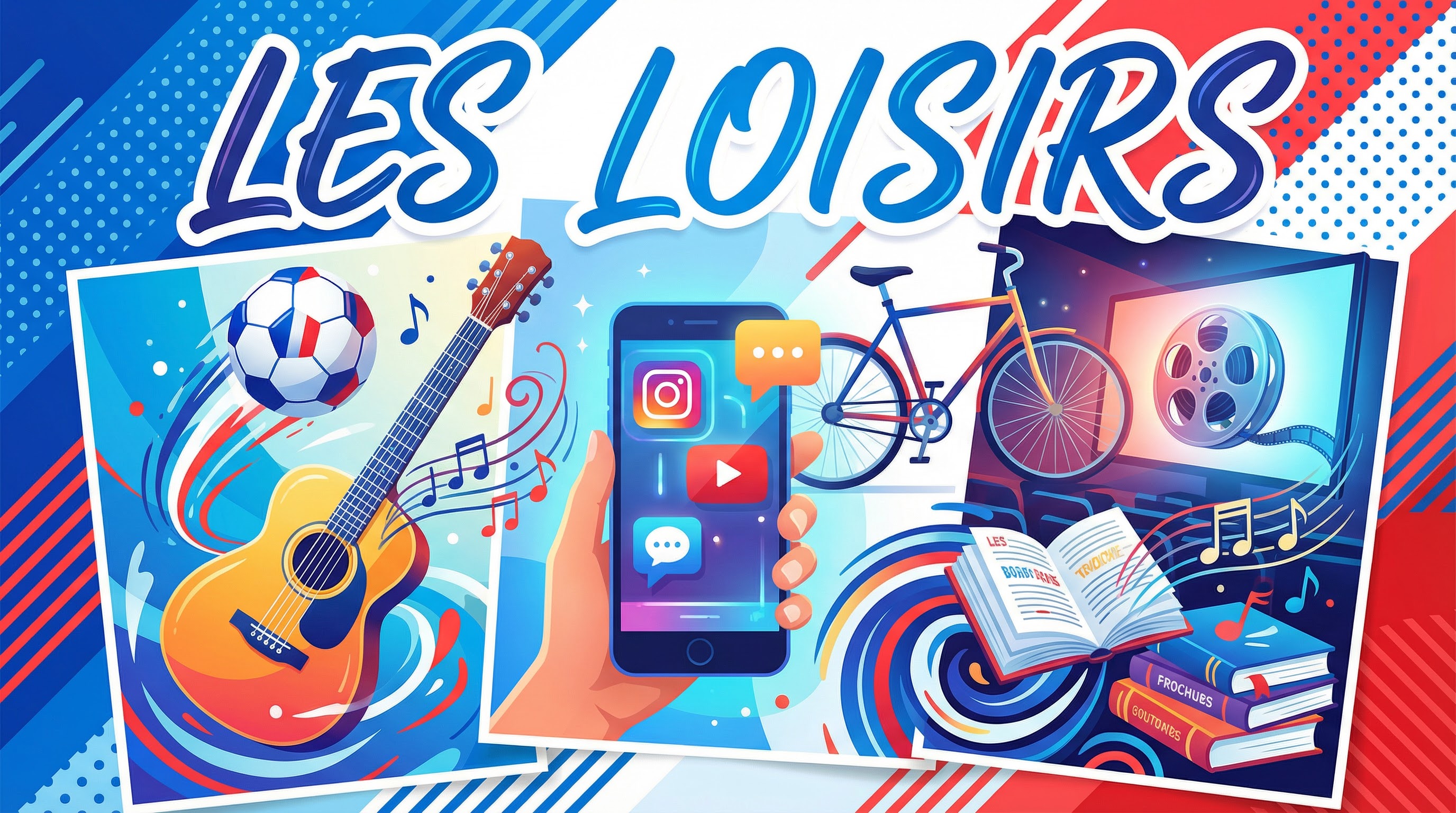 Les Loisirs - Free-time Activities Header