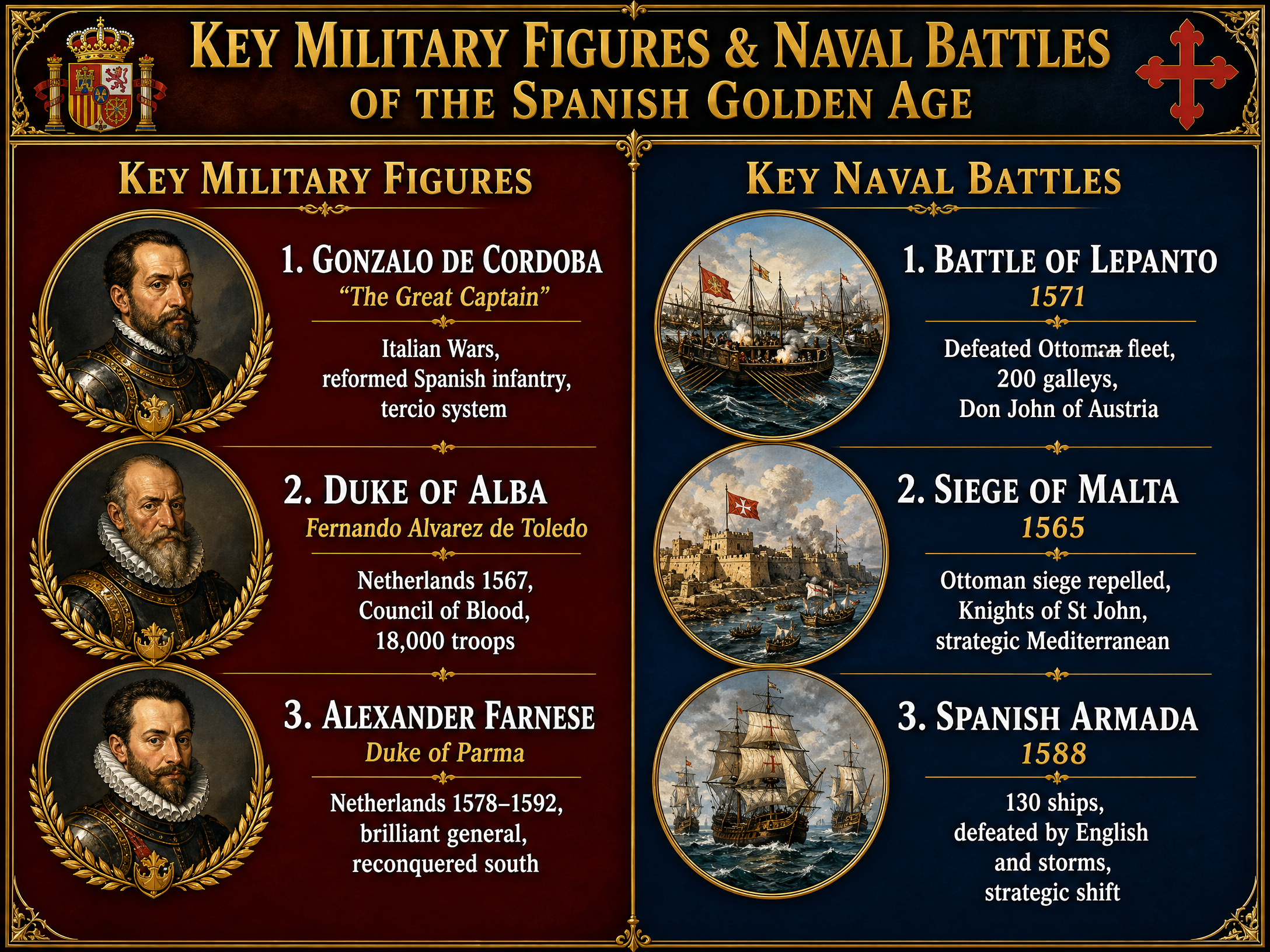 Key Military Figures & Naval Battles