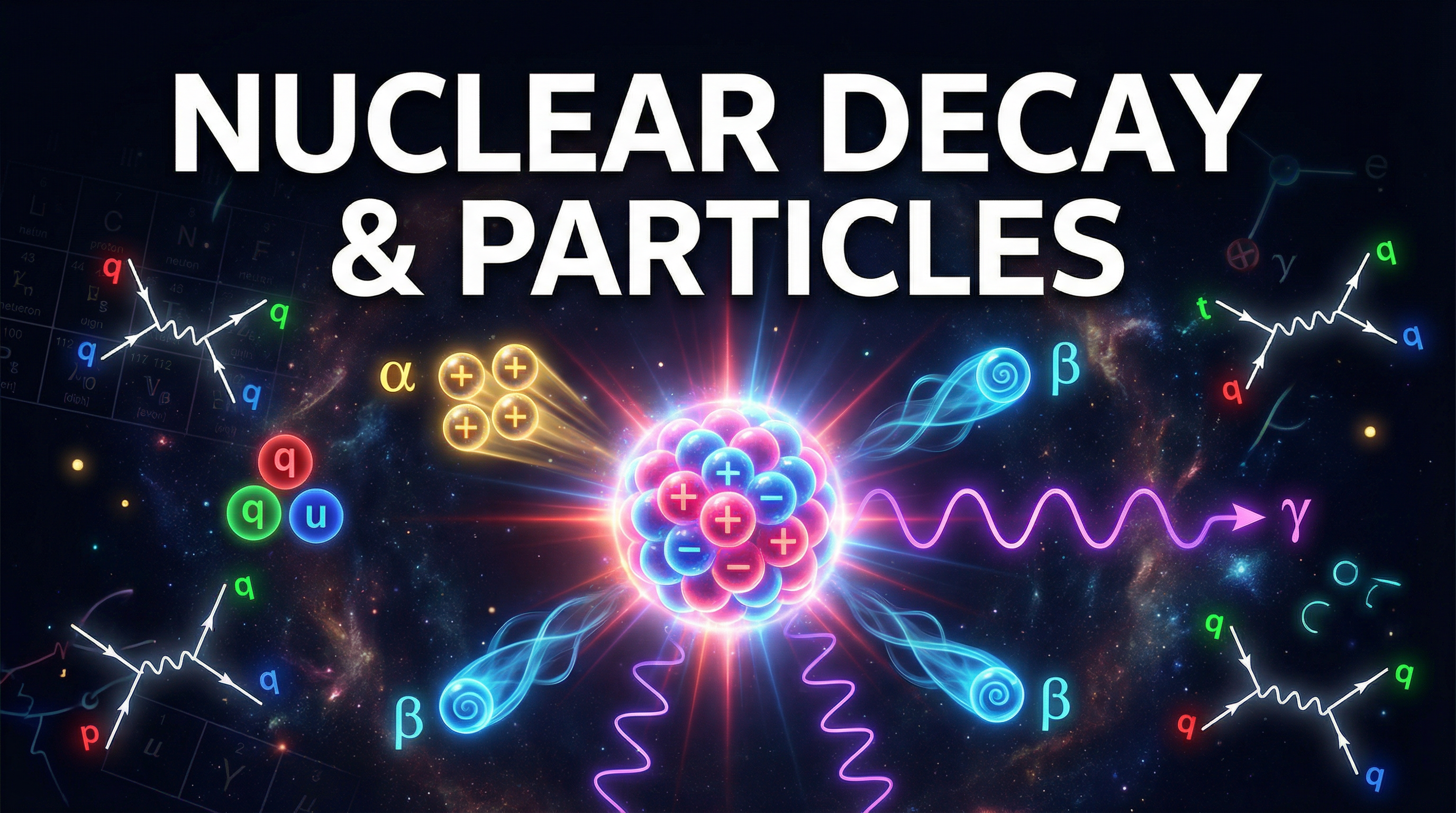 Header image for Nuclear Decay and Particles