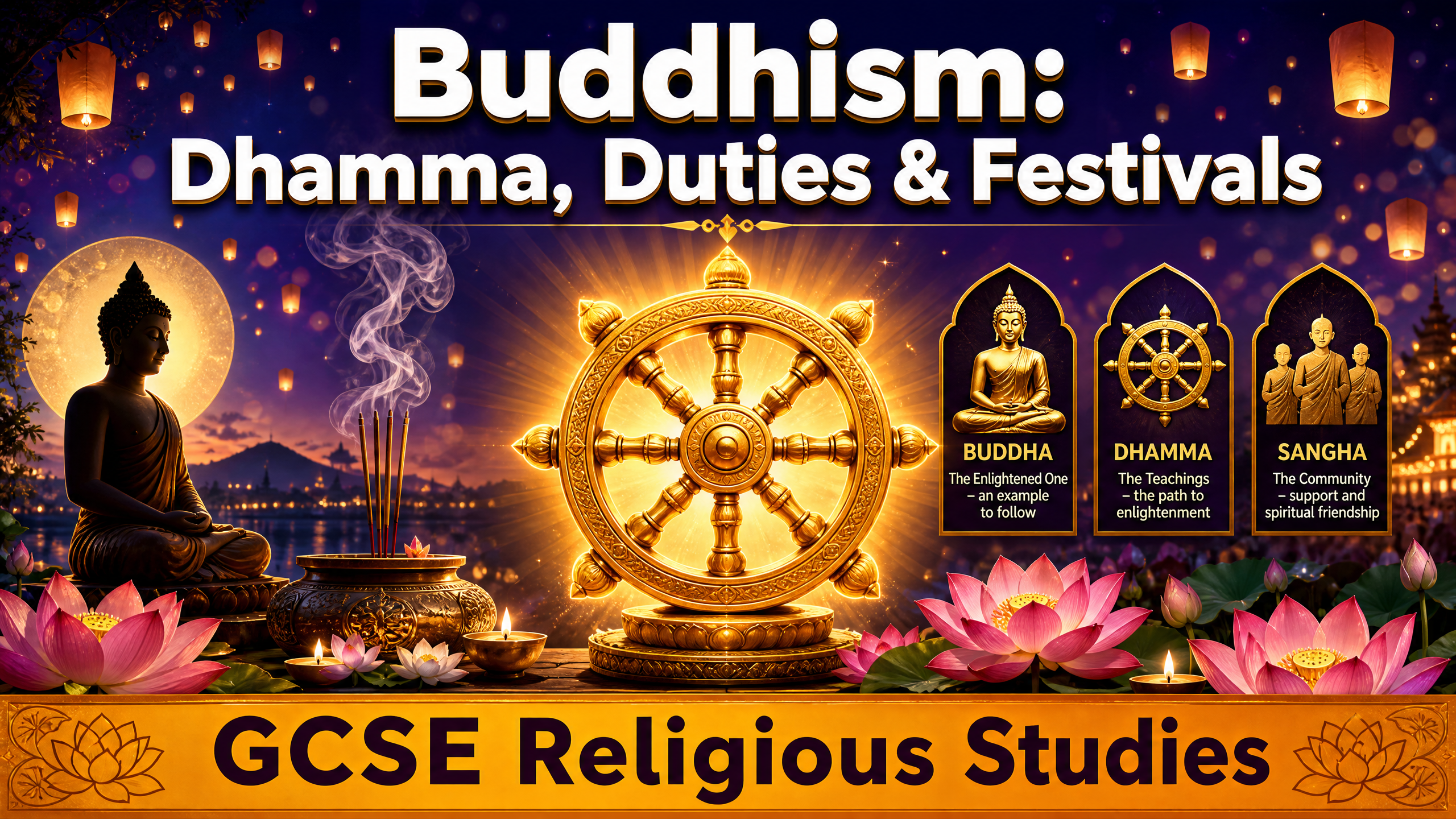 Buddhism: Dhamma, Duties & Festivals