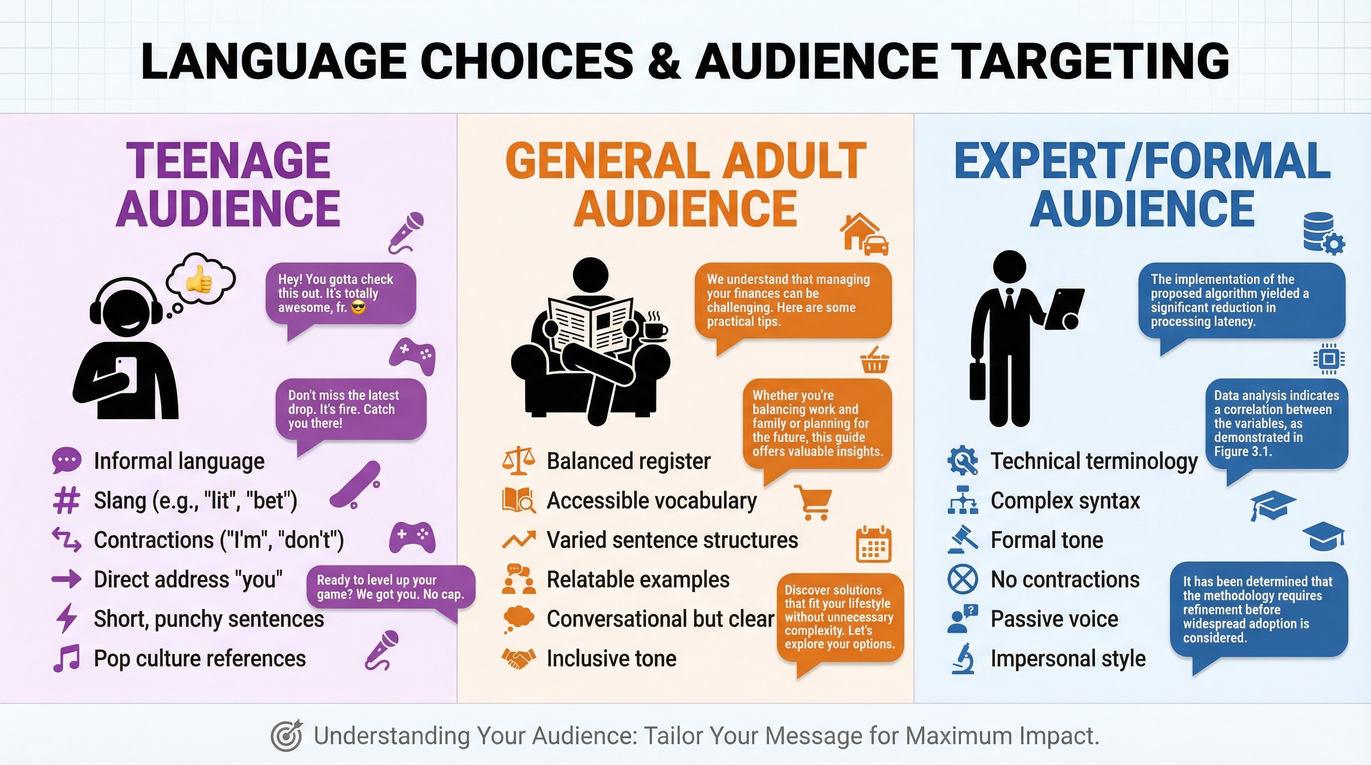 Language Choices and Audience Targeting