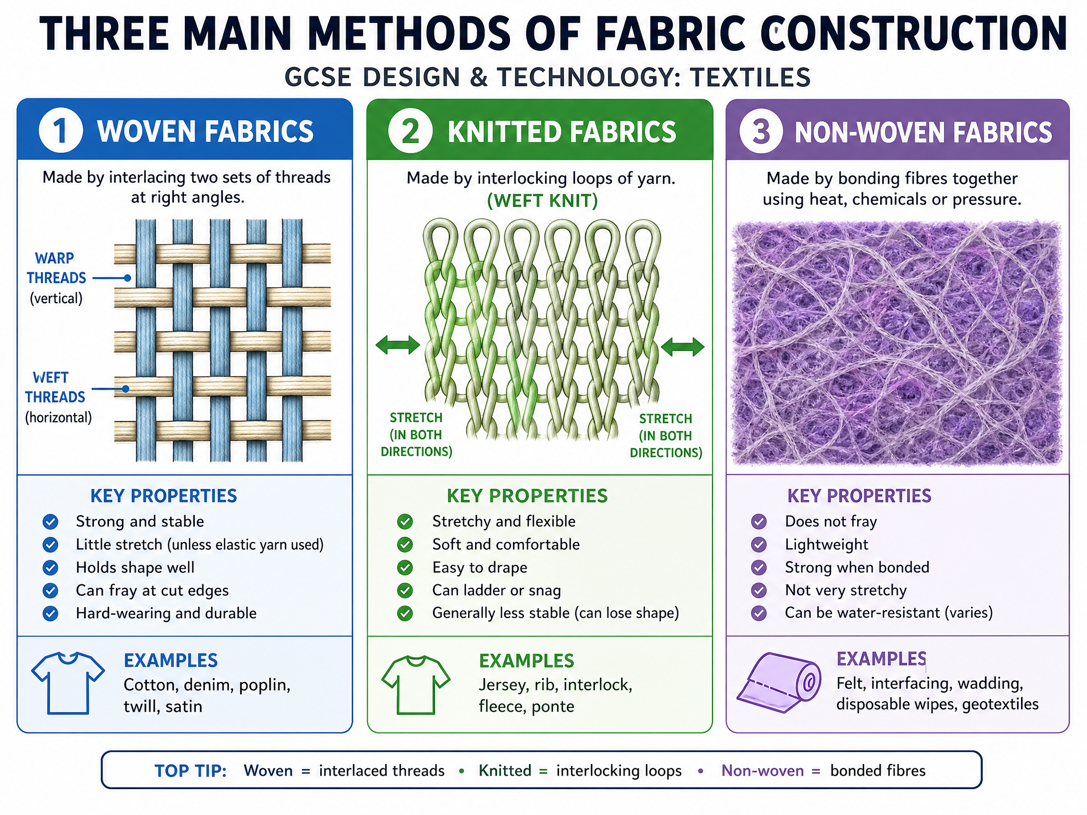 Methods of Fabric Construction