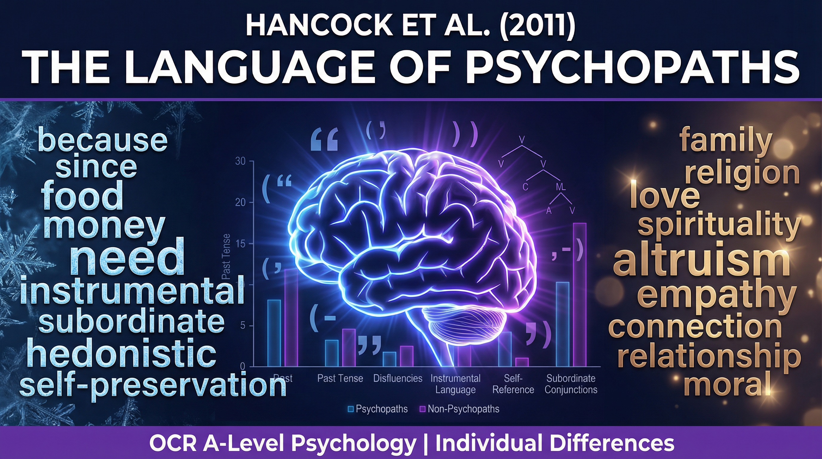 Header image for Hancock et al. (2011) - The Language of Psychopaths.