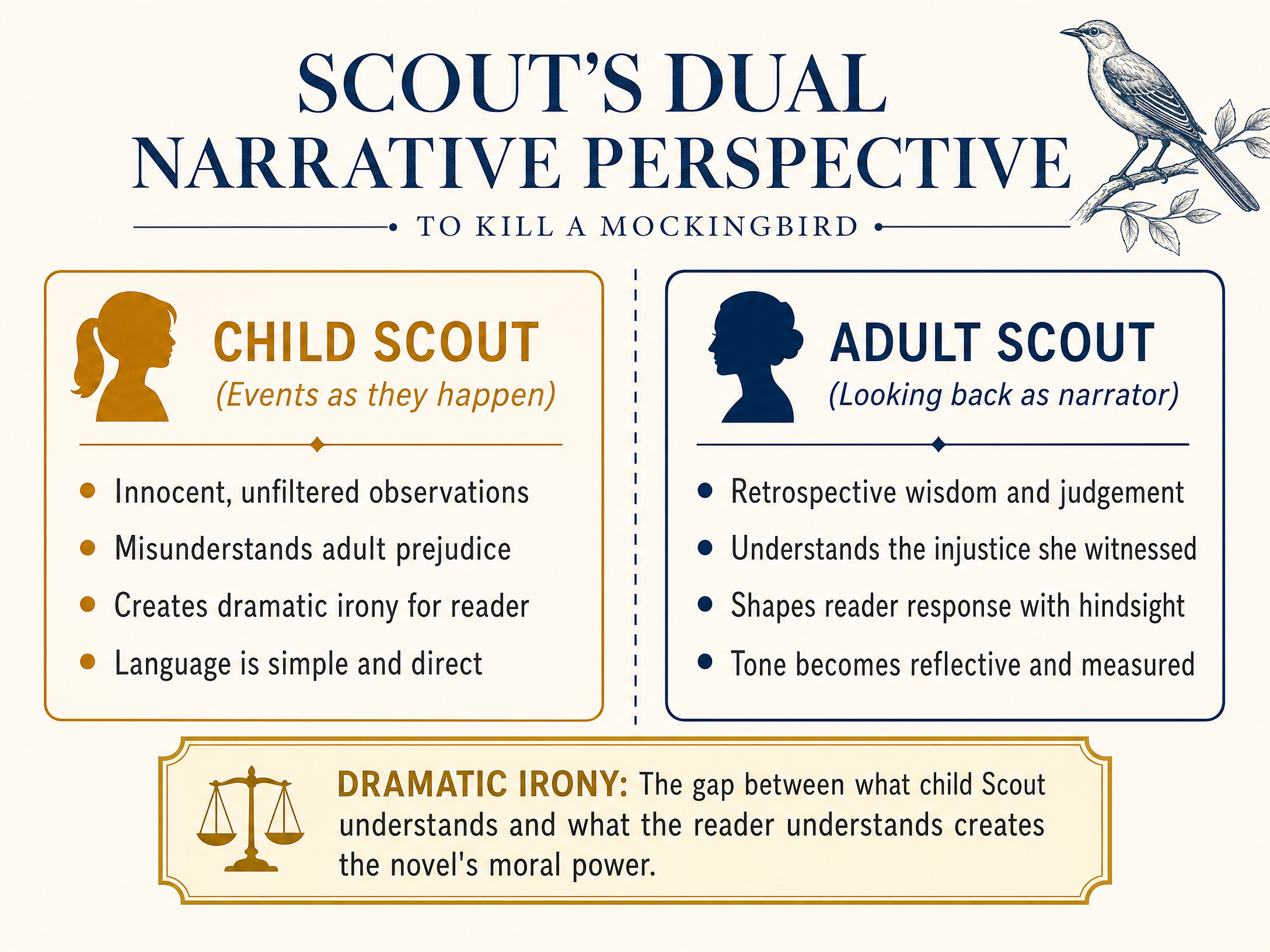 Scout's Dual Narrative Perspective