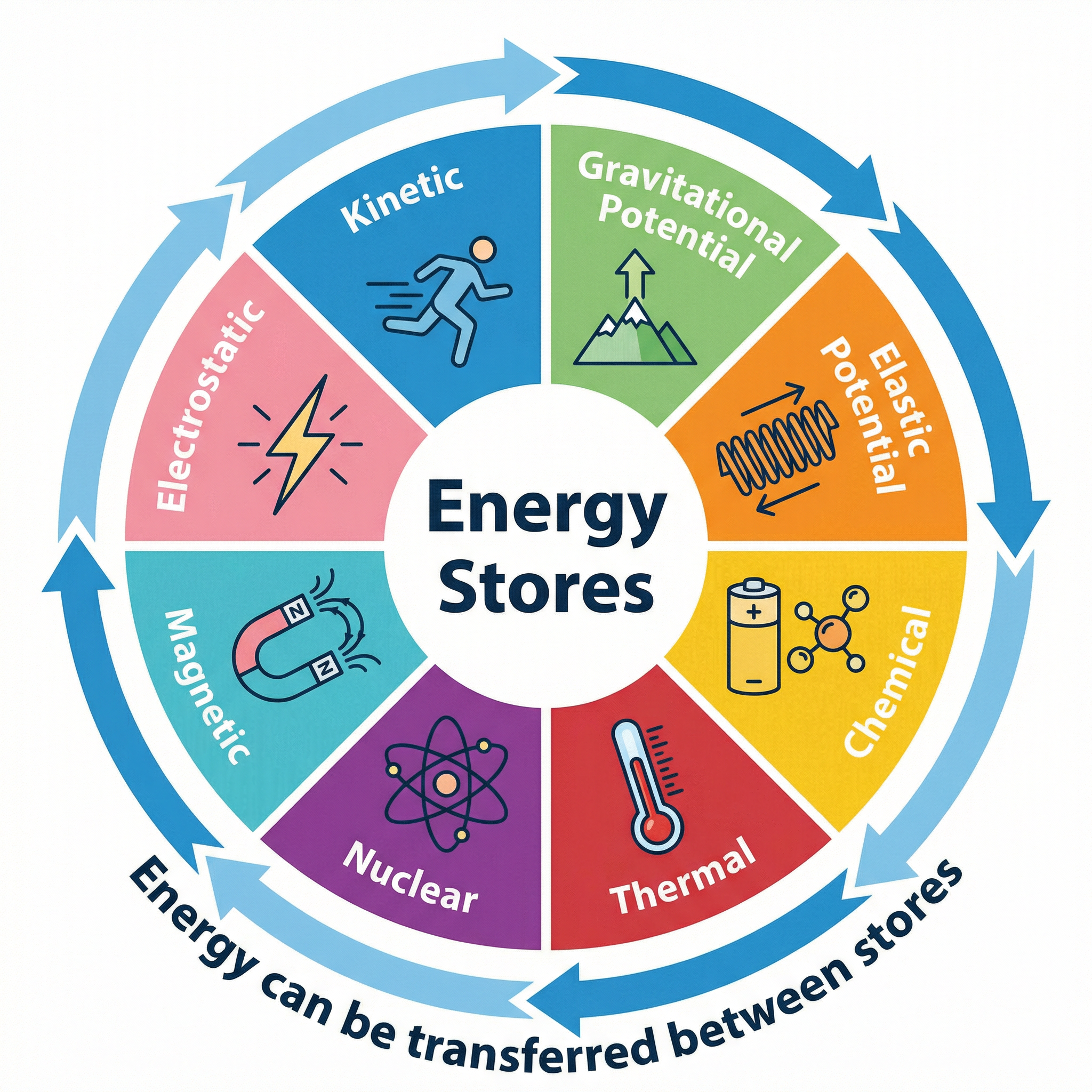 The 8 Energy Stores